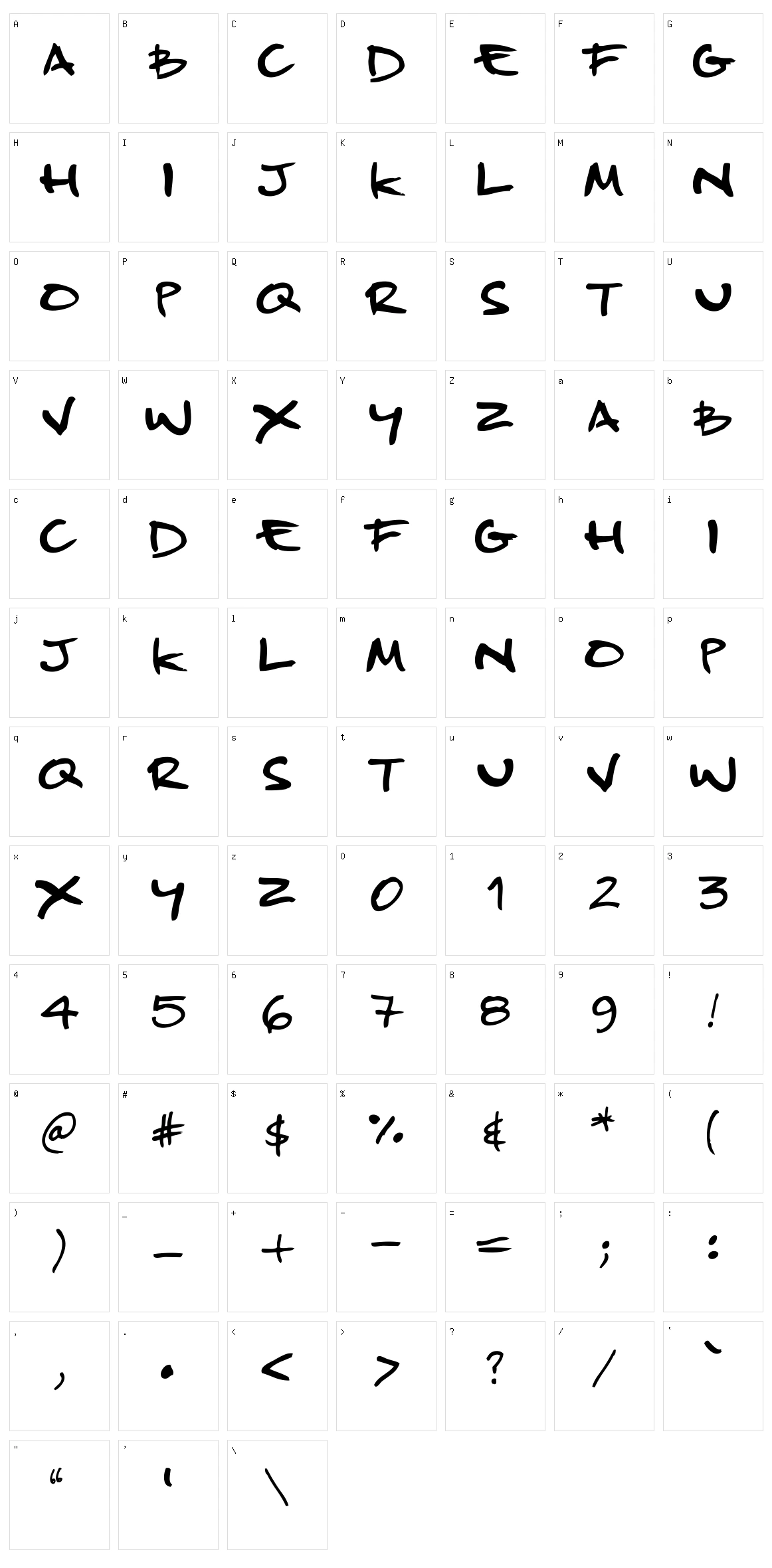 Product Design Character Set