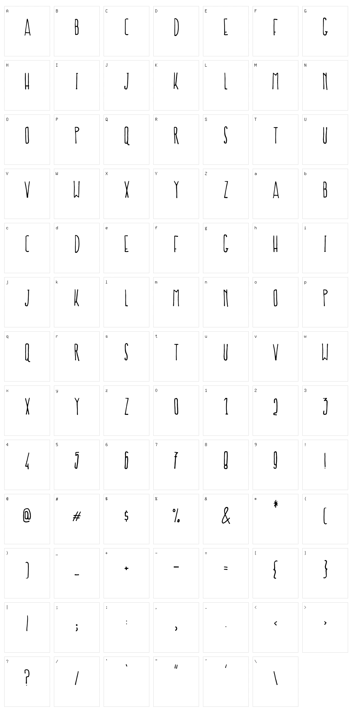 Prokopis Character Set