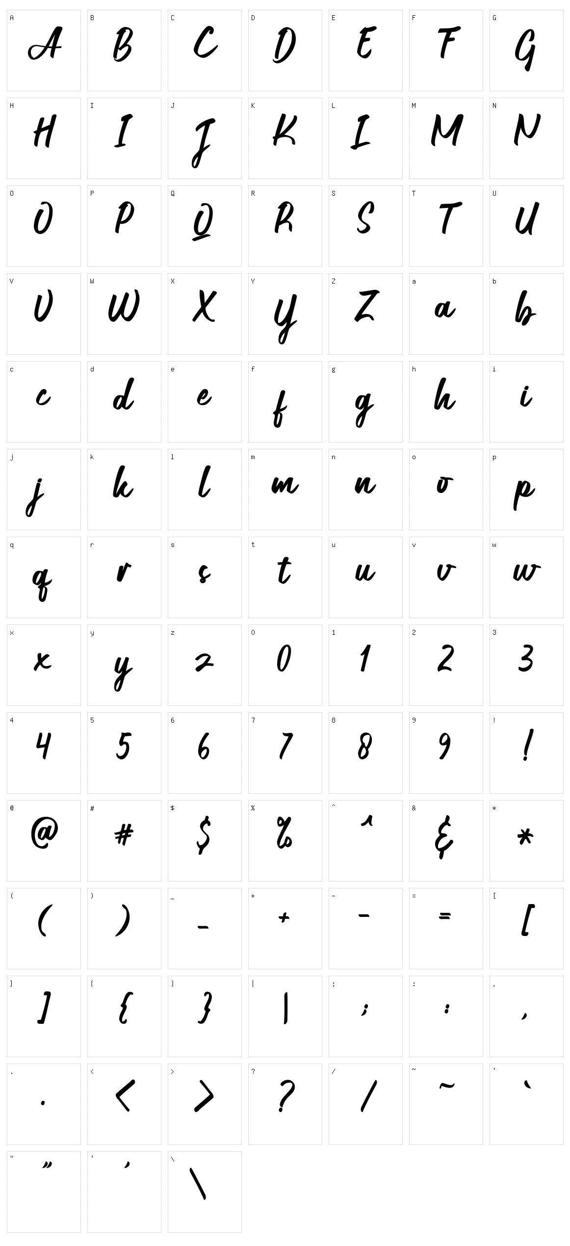 Qaboos Character Set