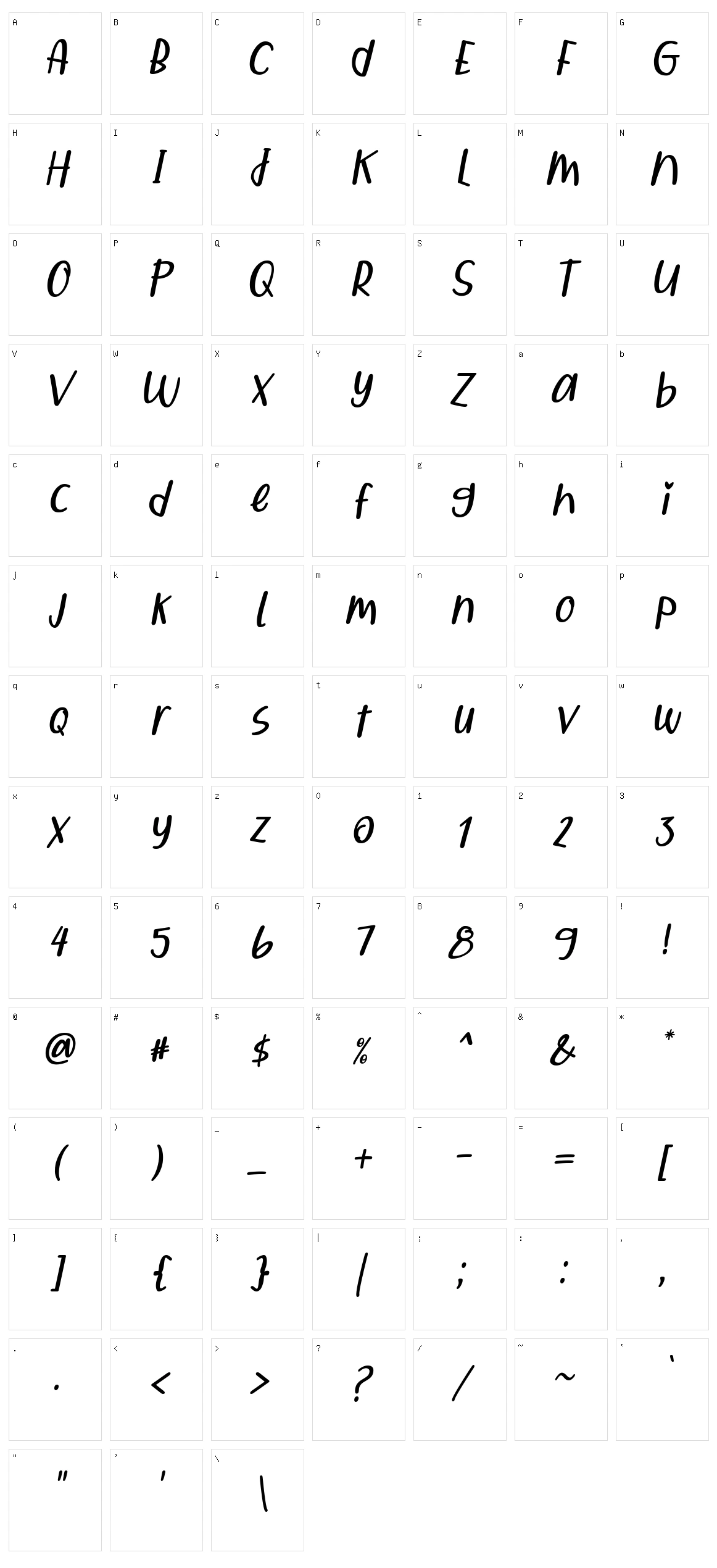 Qiyoshi Character Set