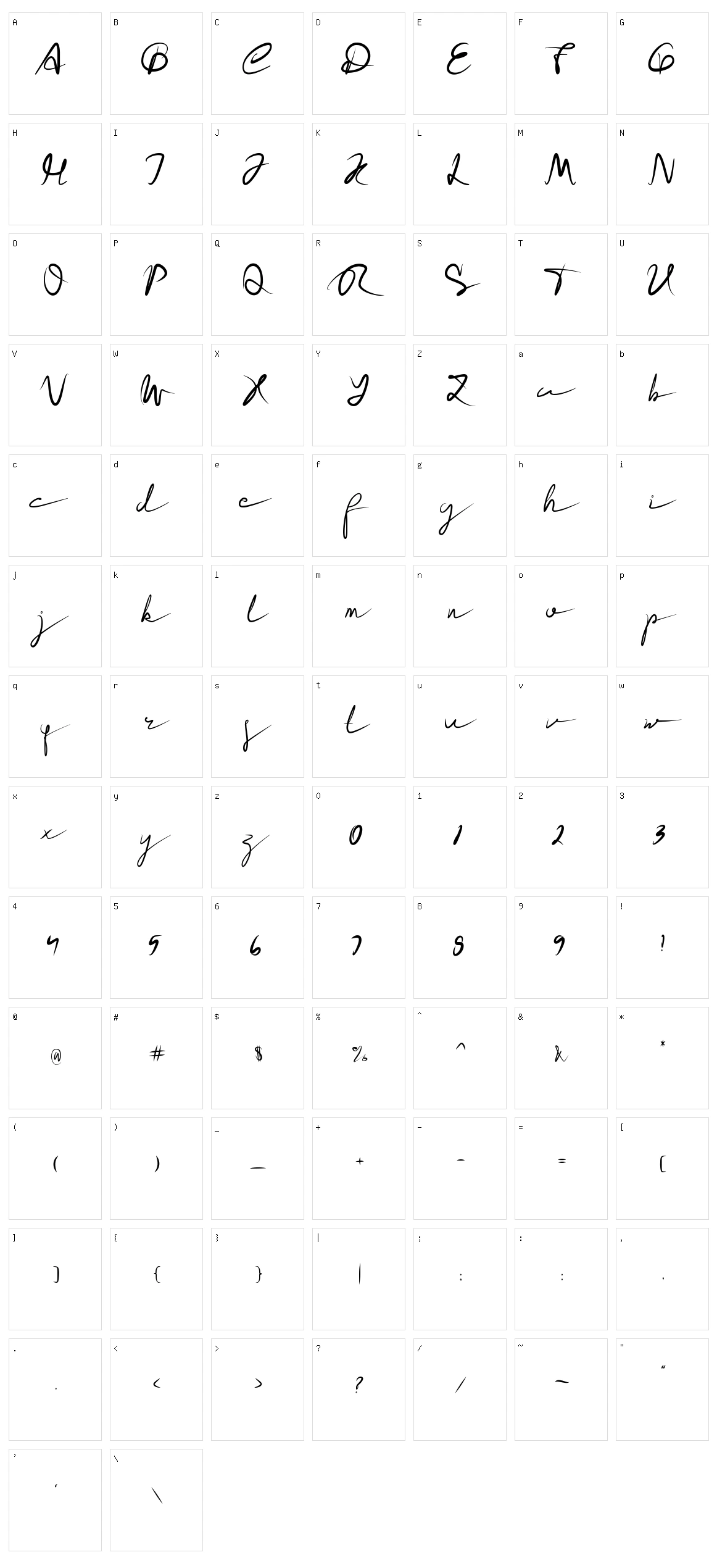 Resscu Doffcu Character Set