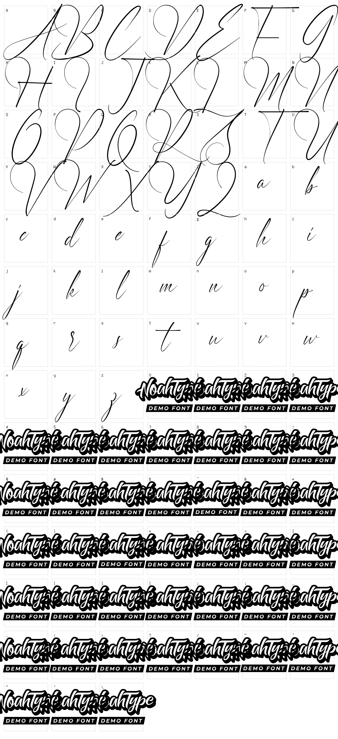 Richard Martha Character Set