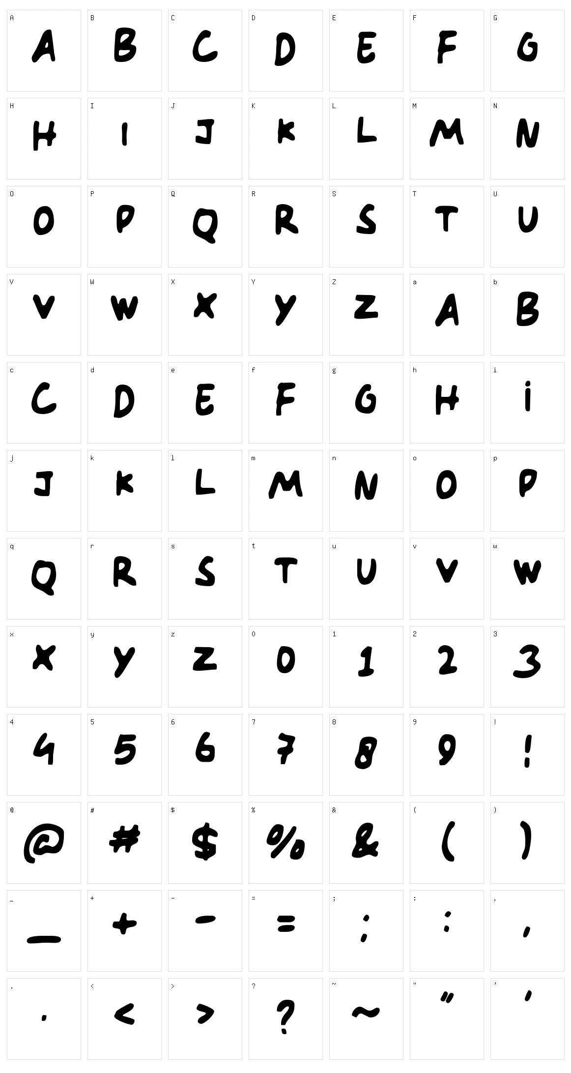 Ring Ring Character Set