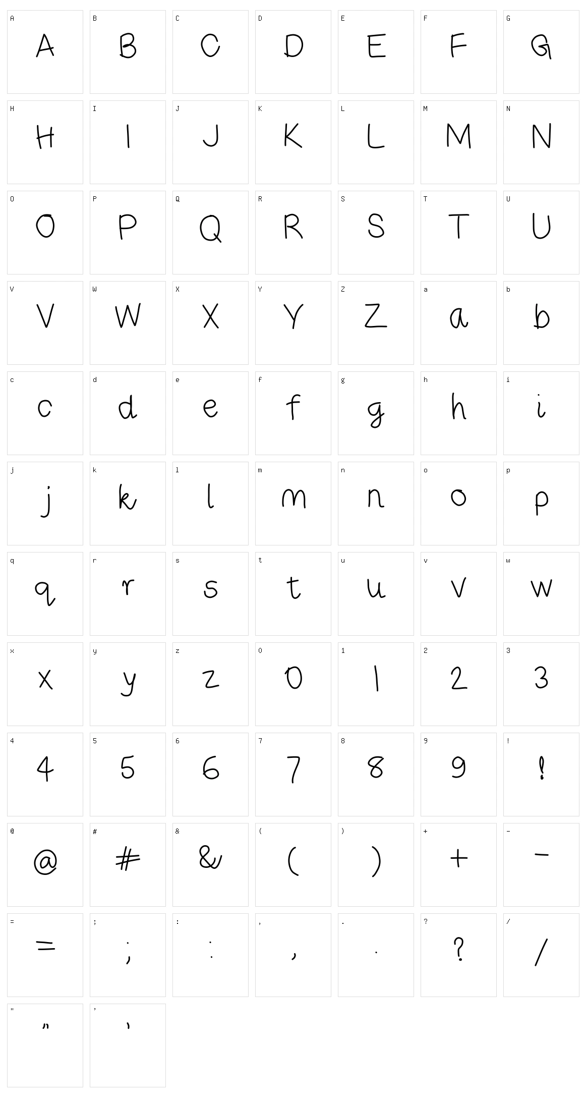 Rise Star Hand Character Set