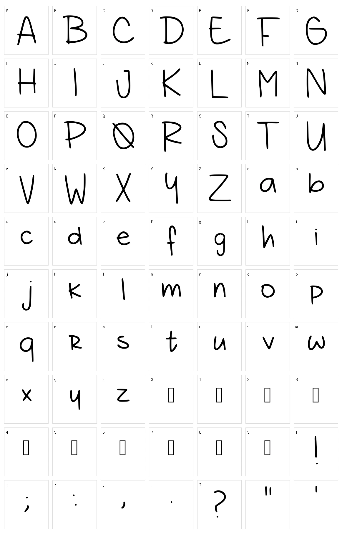 Rlg Character Set
