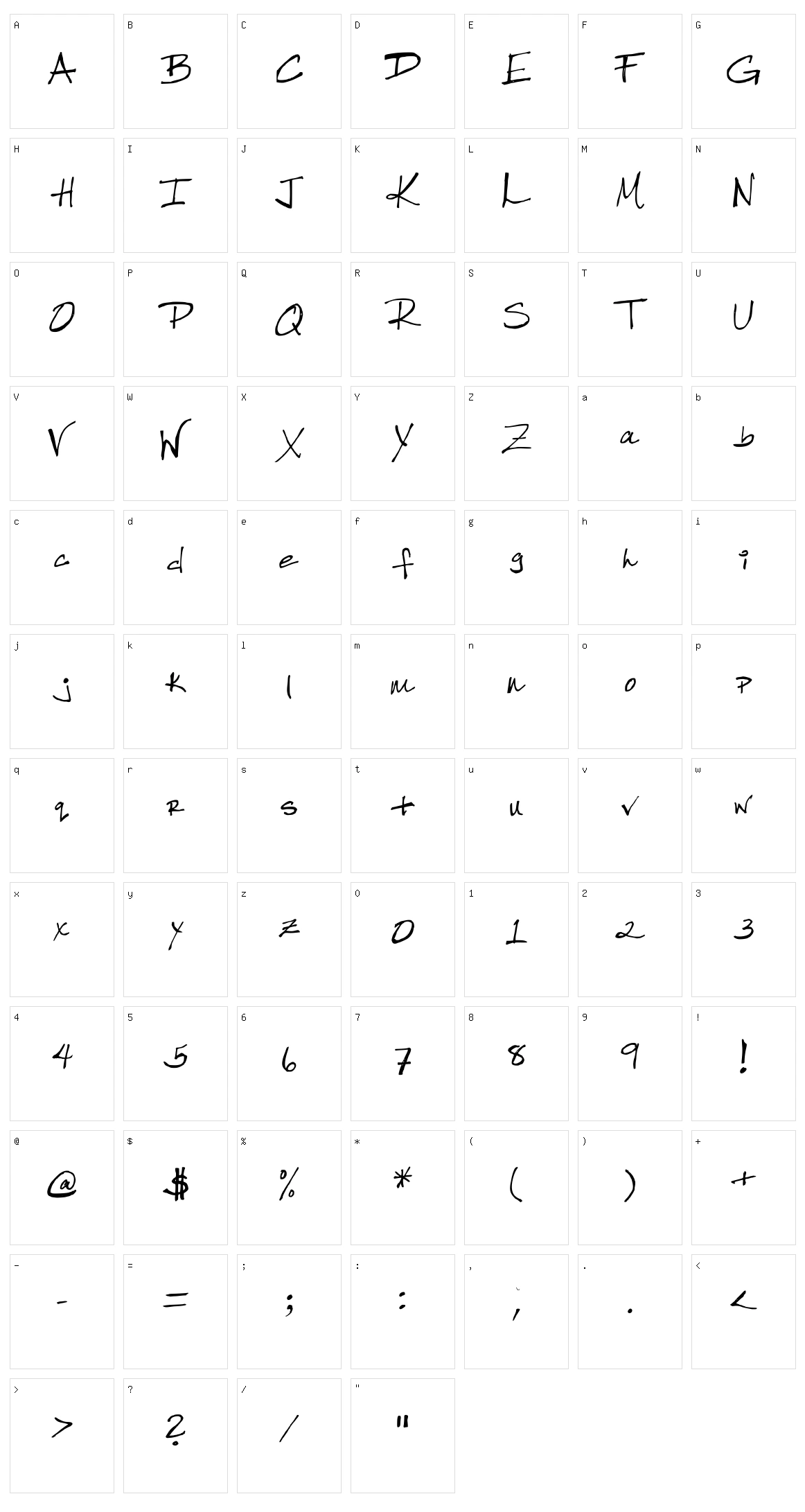 Robinhood Character Set