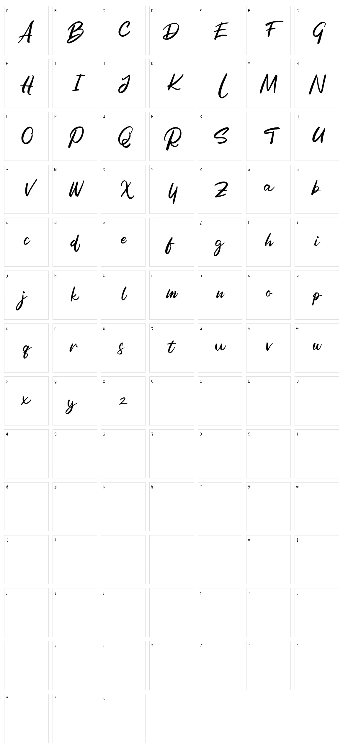 Rolest Character Set