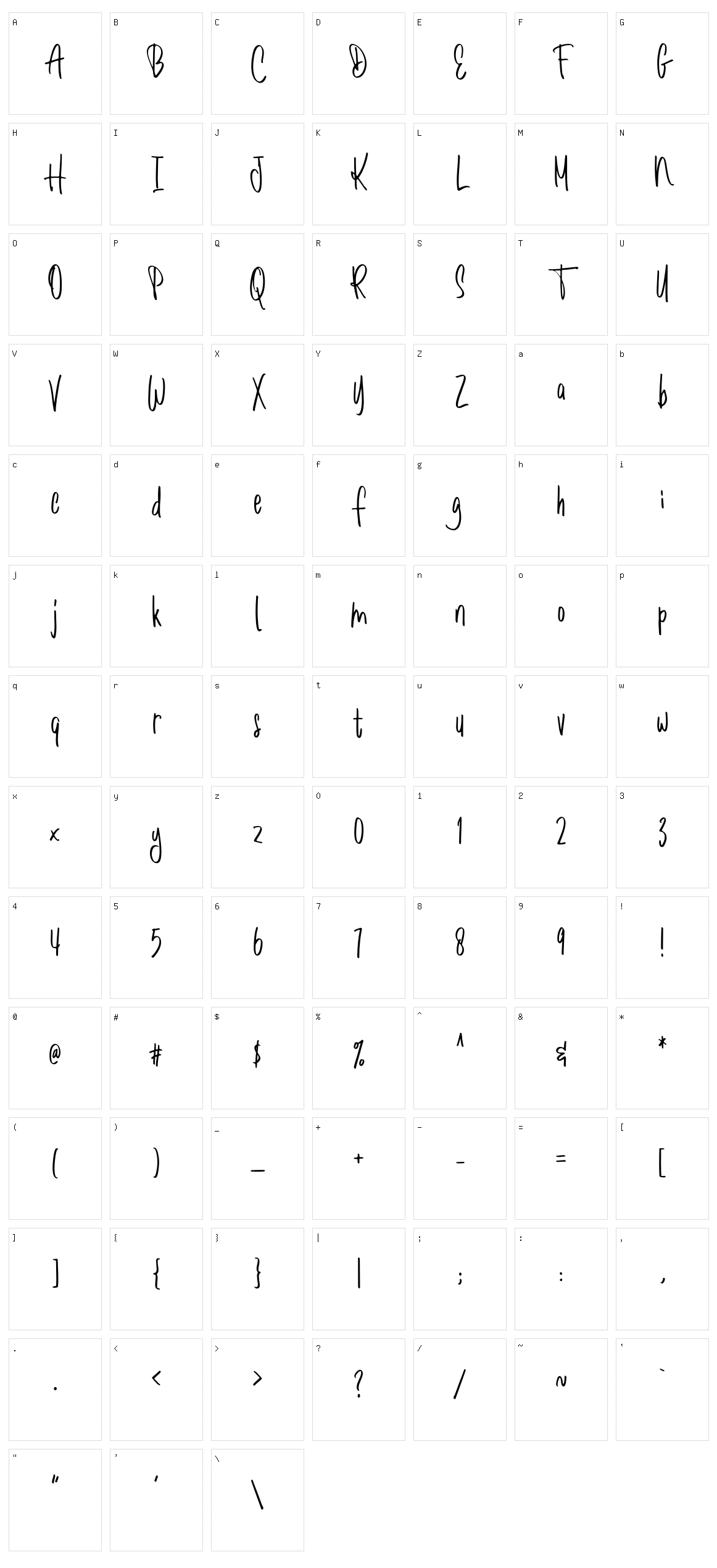 Romantick Character Set