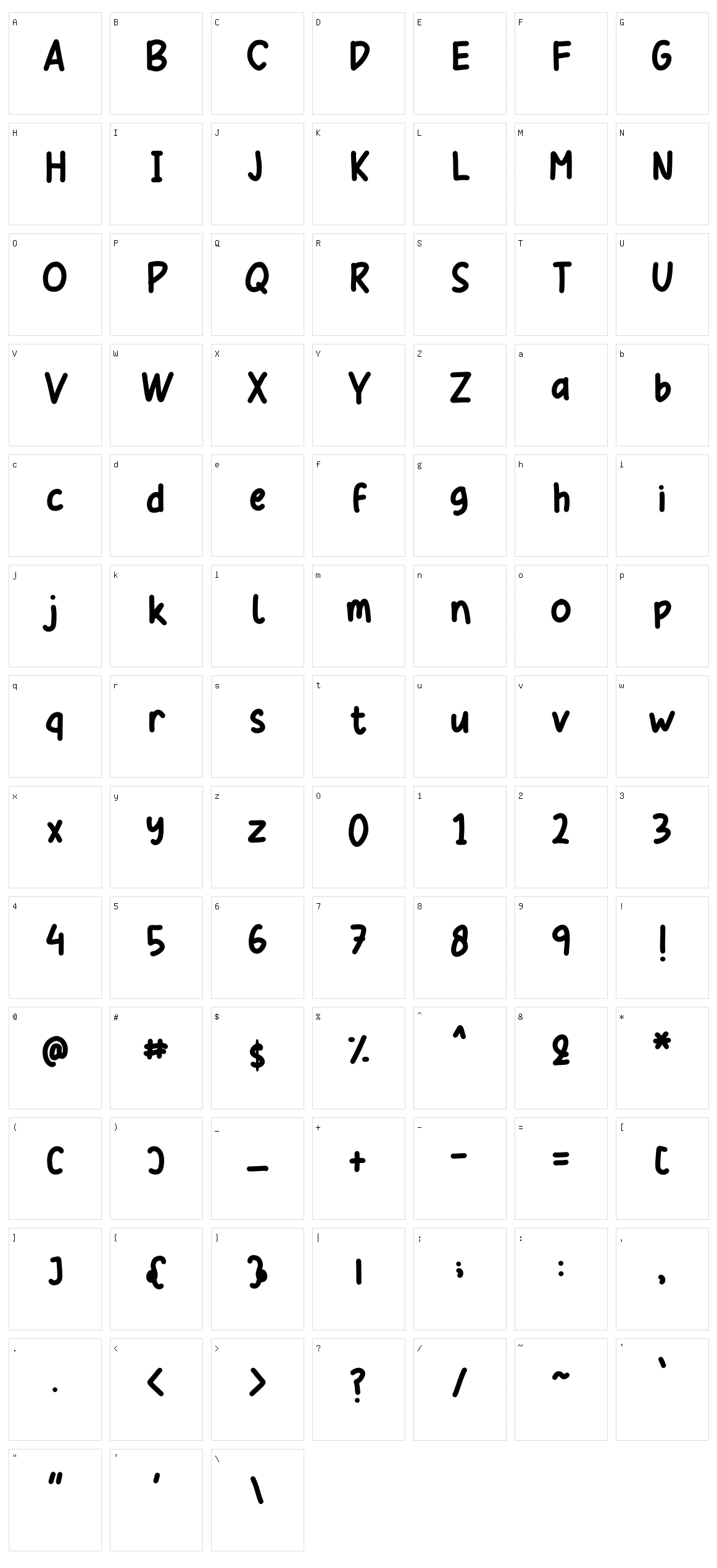 Round Butterfly Character Set
