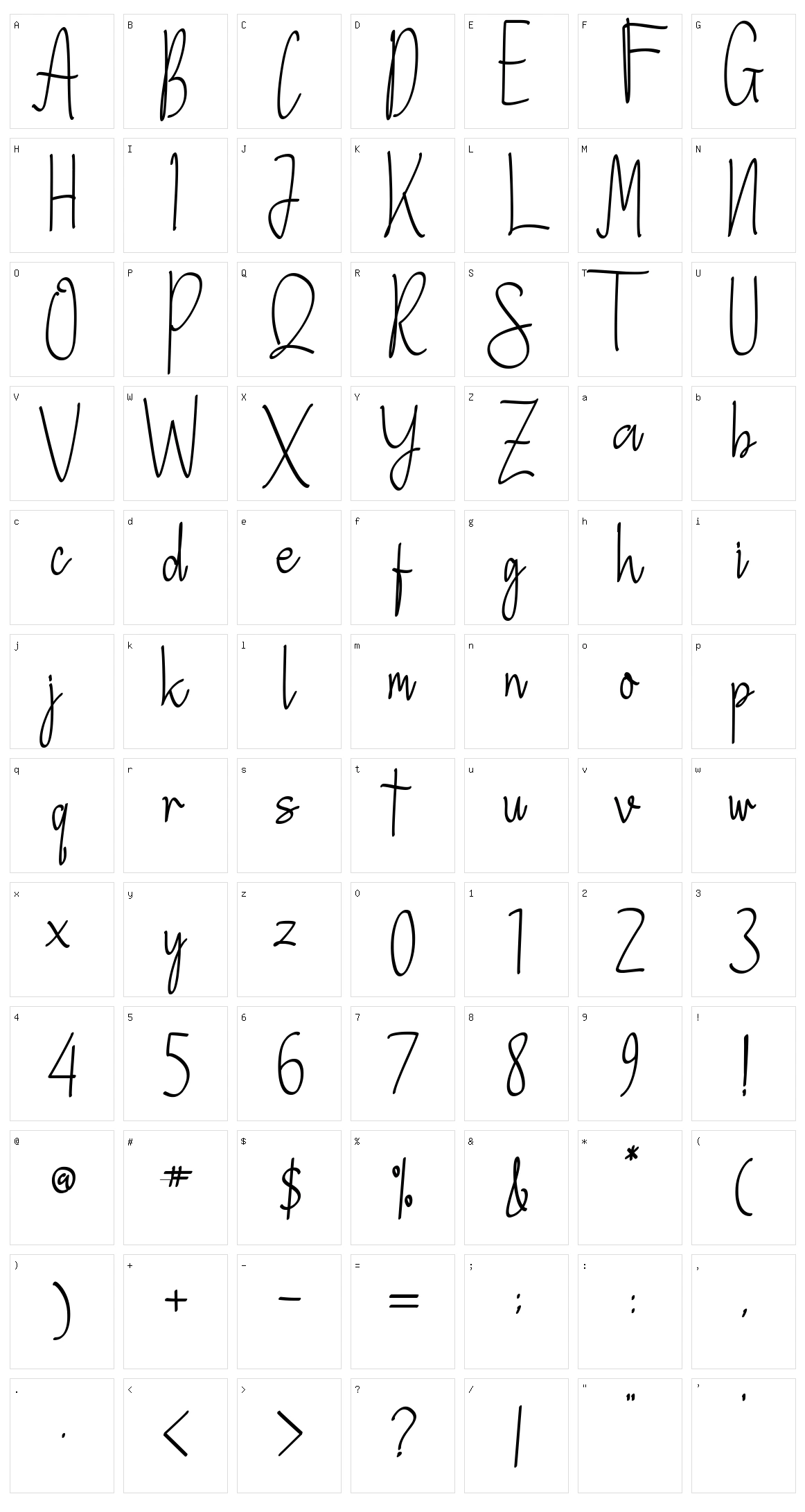 Royseen Character Set