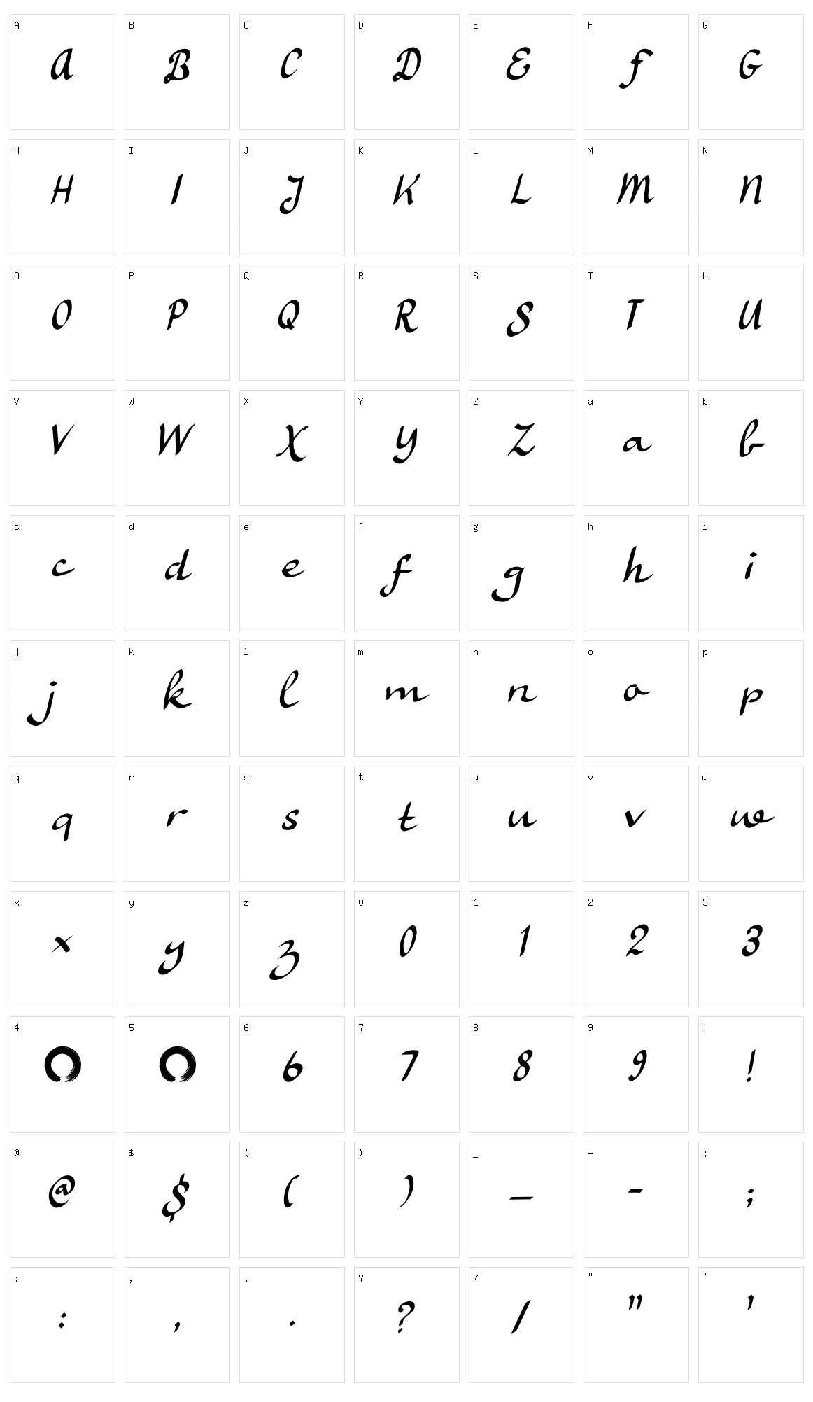 Ruhaniyat Character Set