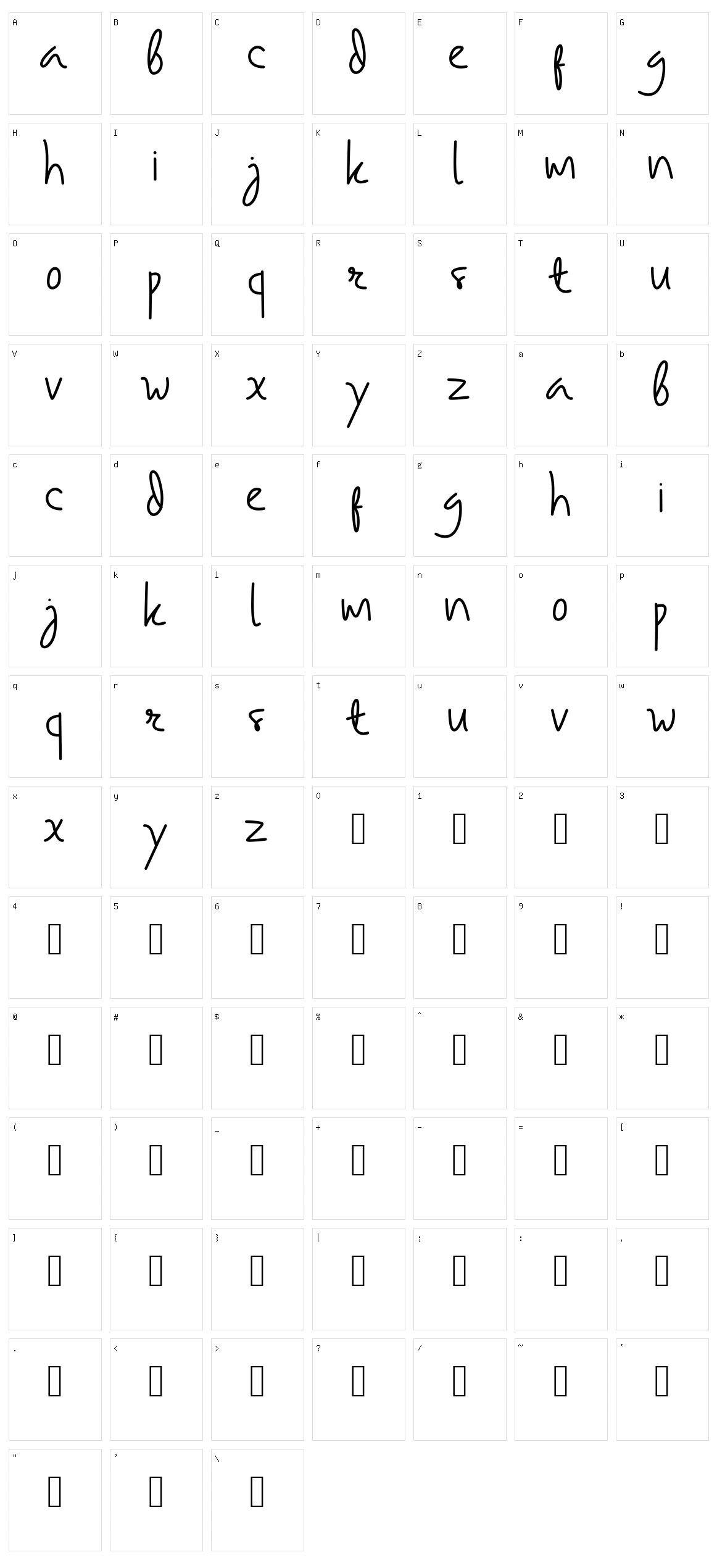 Samarasa Character Set