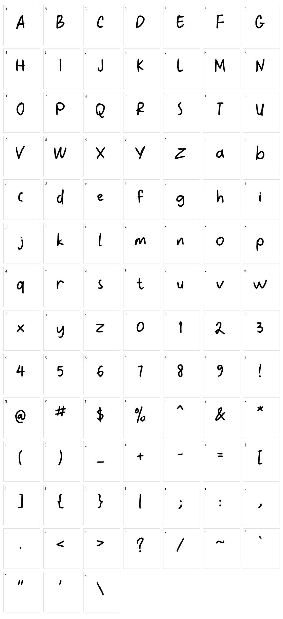 Santren Character Set