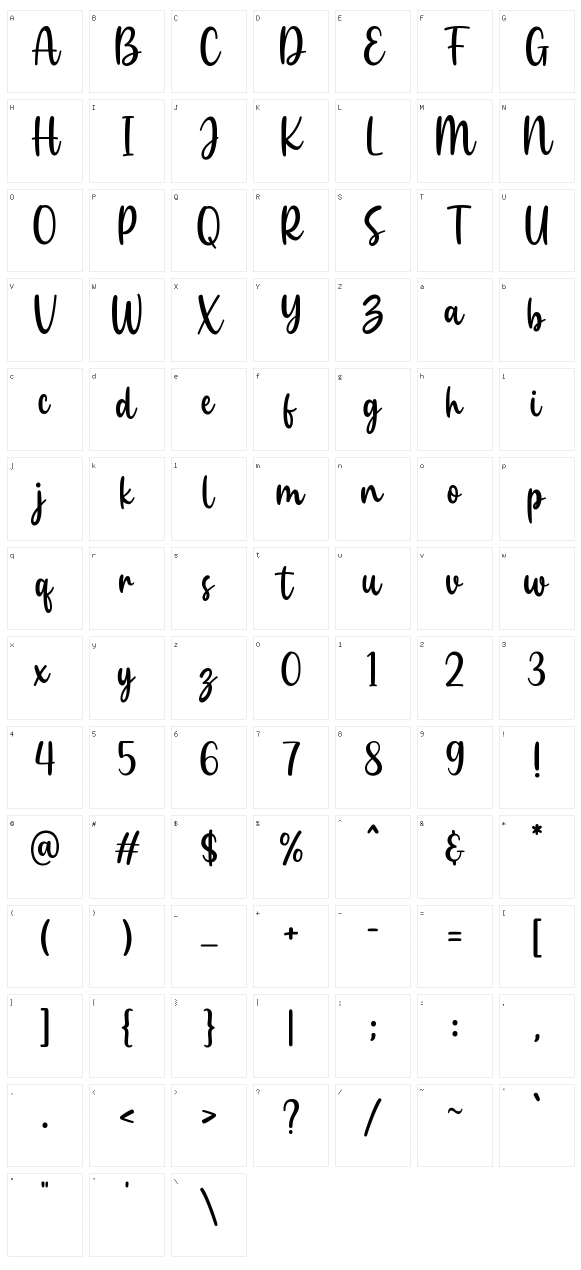 Scarlet Heart Character Set