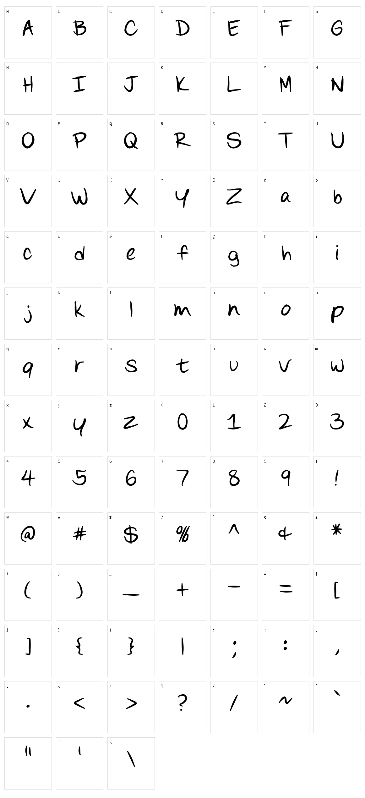 Scoder Refined Character Set