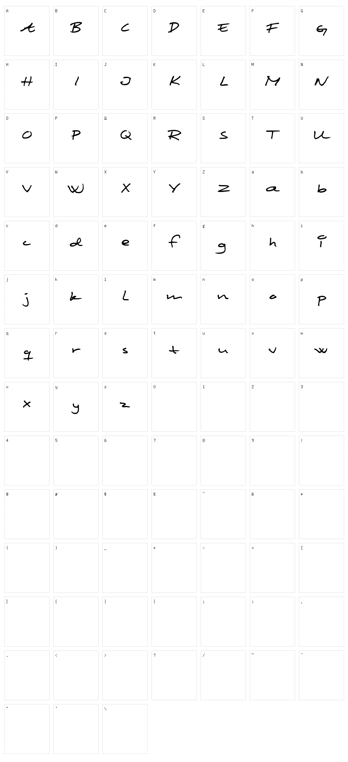 Scribbled Monkey Character Set