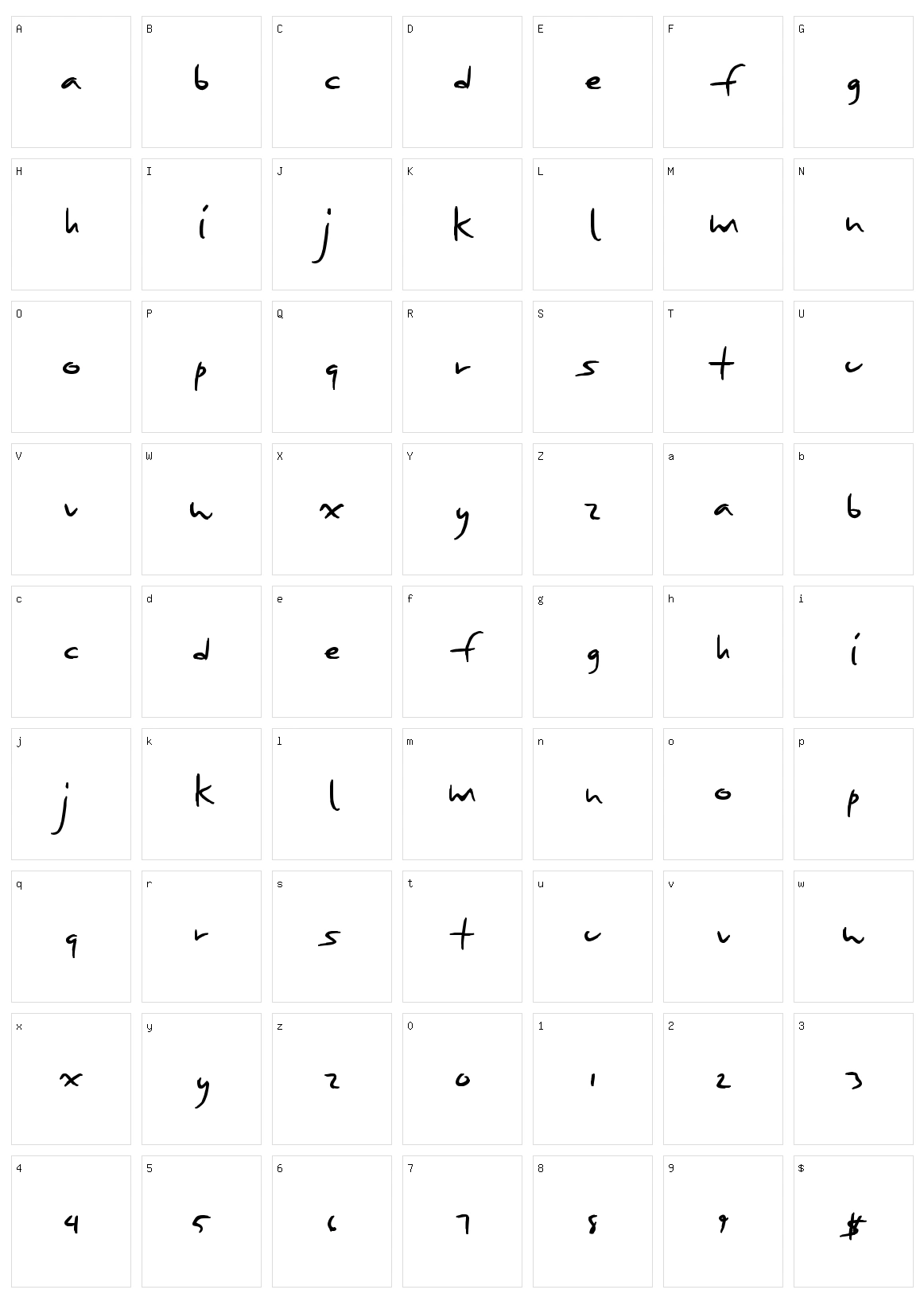 Season Fourteen Character Set