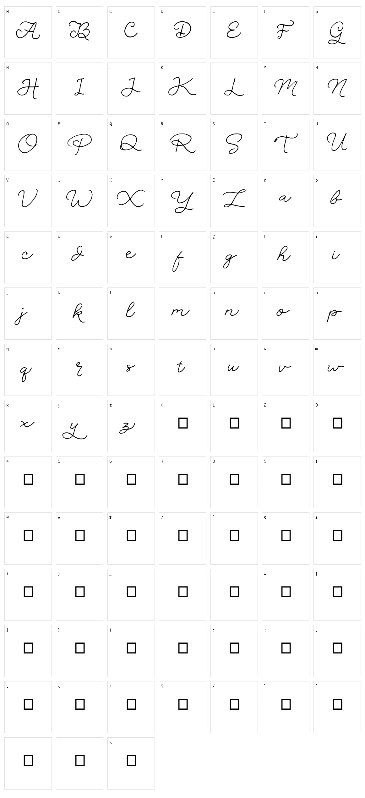 Sign Sound Character Set