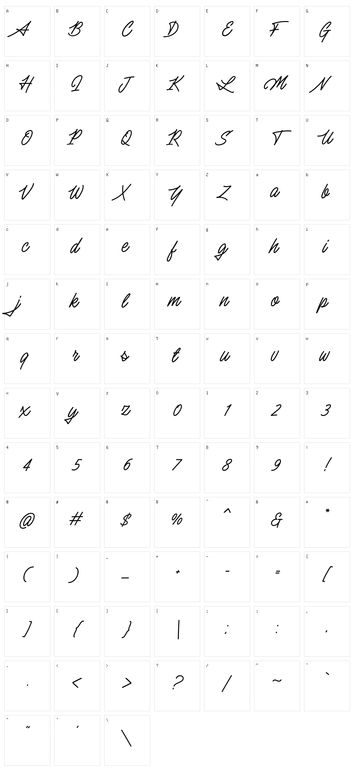 Silent Fighter Character Set