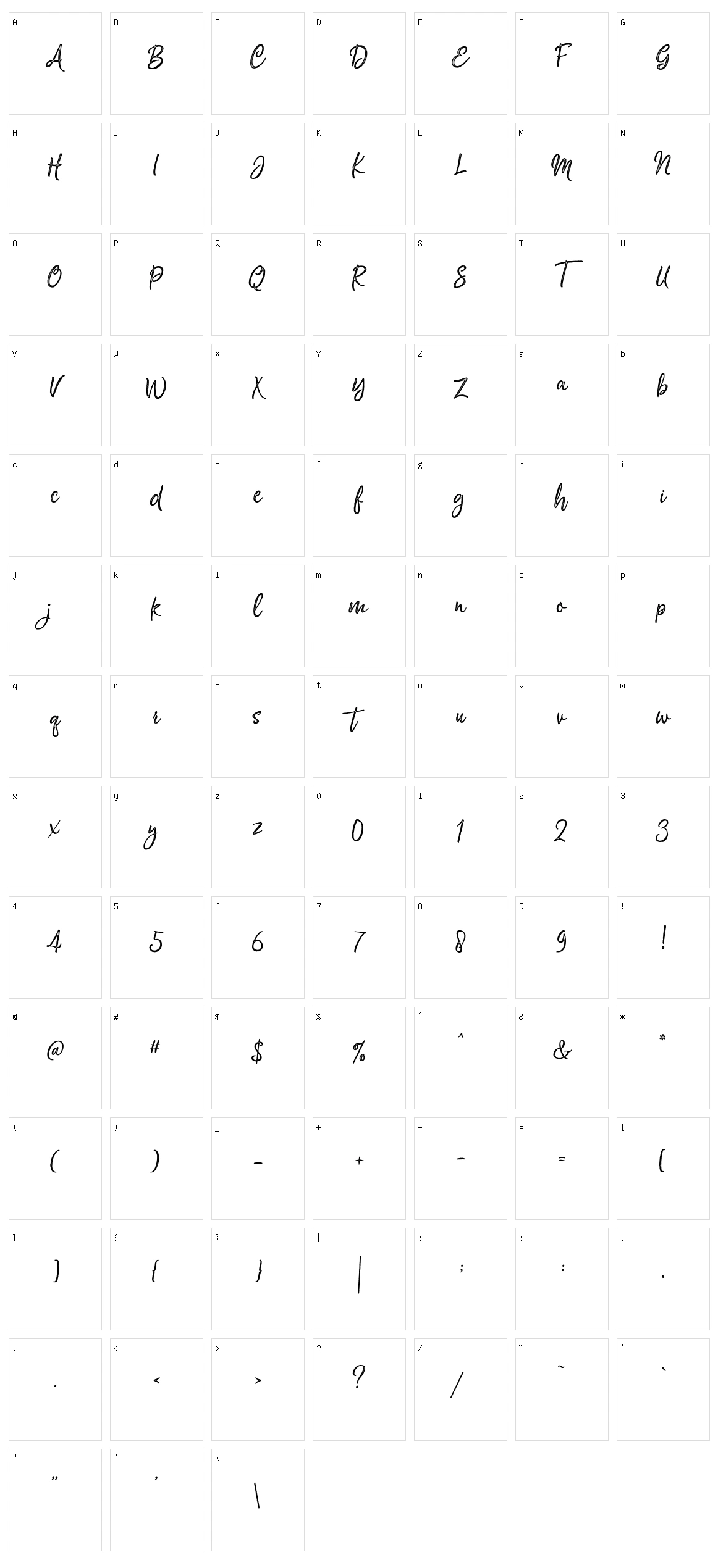 Silentmind Rough Character Set