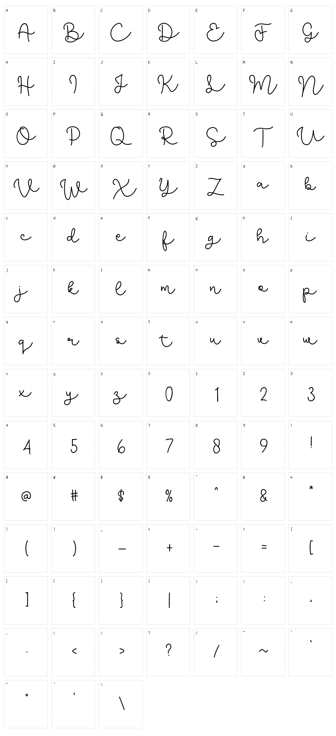Siletu Character Set