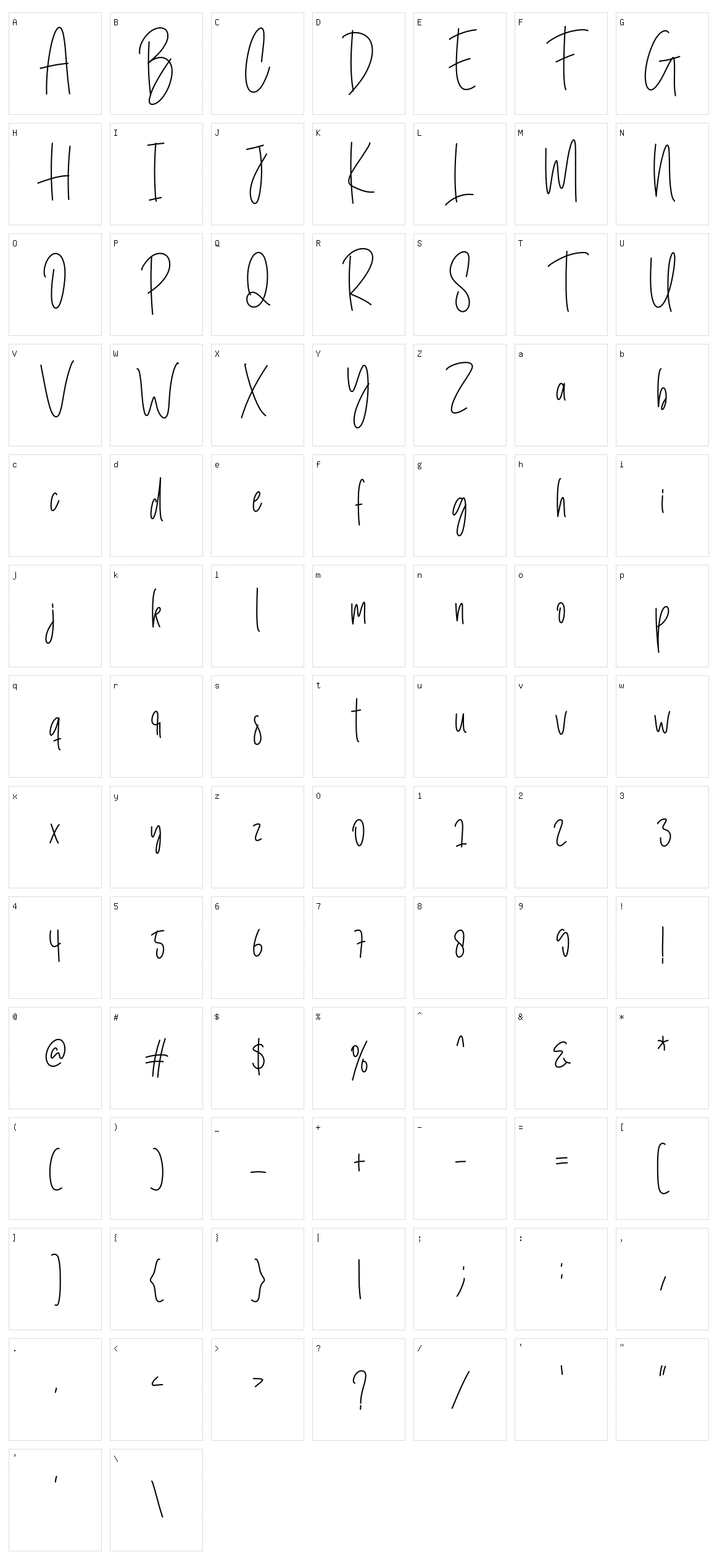 Simple House Character Set