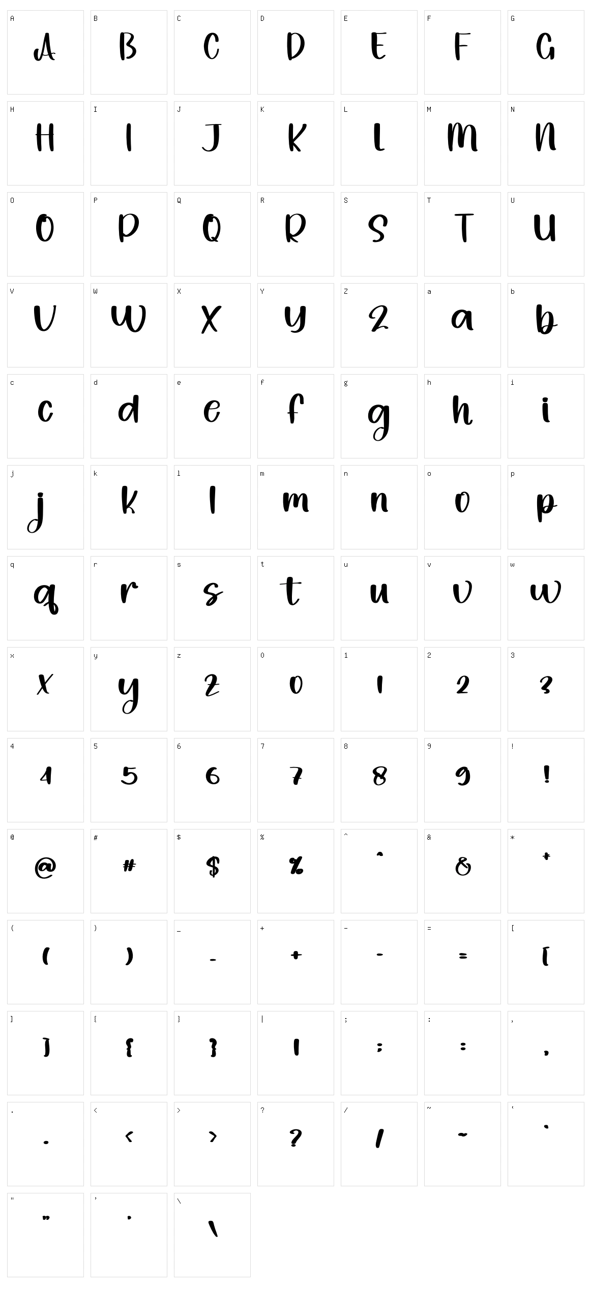 Simple Night Character Set