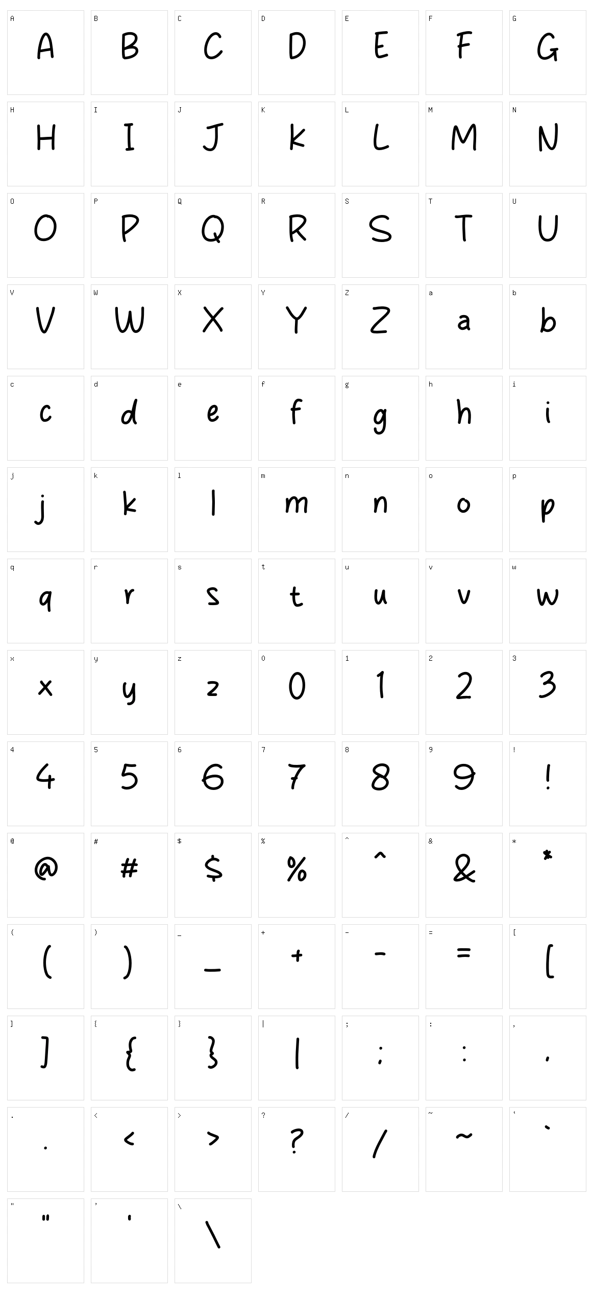 Simple Plan Character Set
