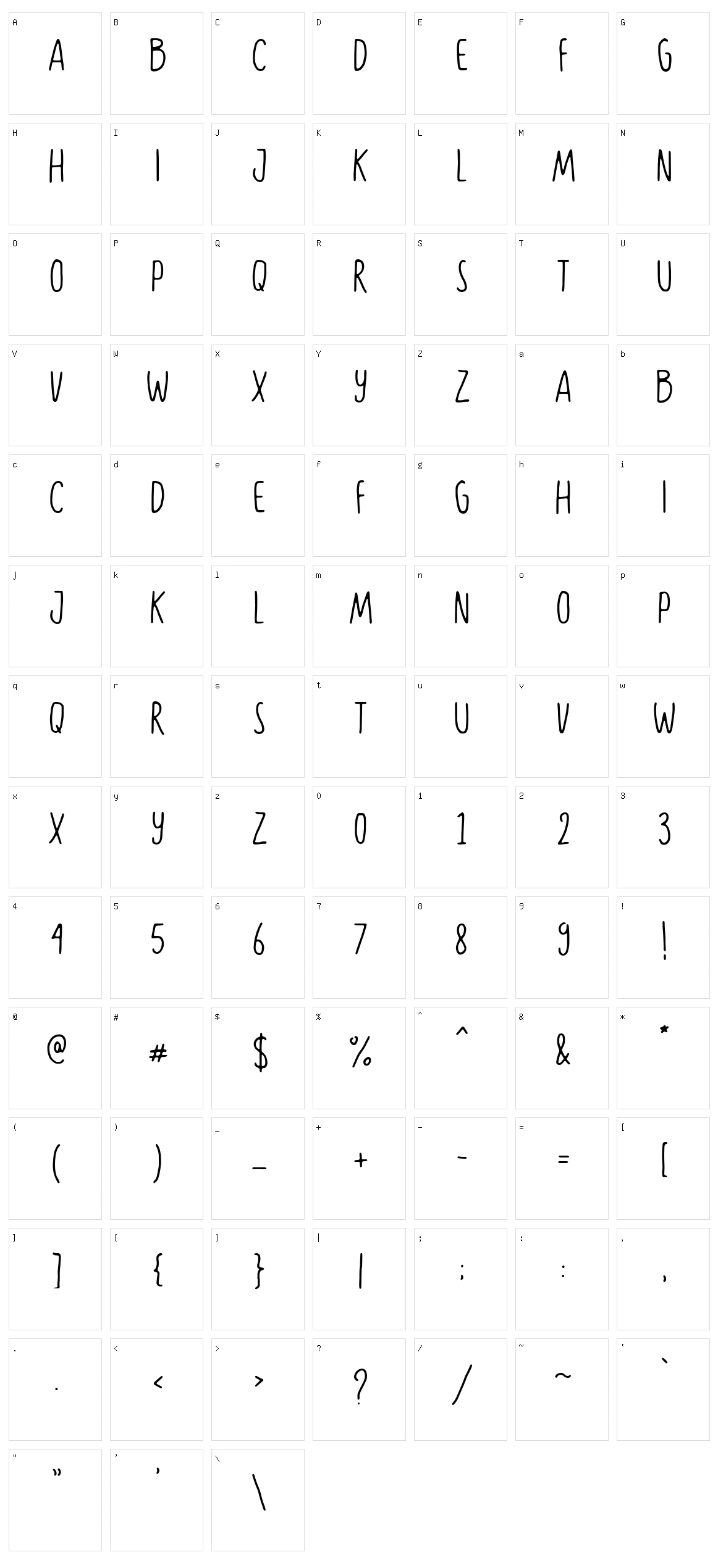Simply Diet Character Set