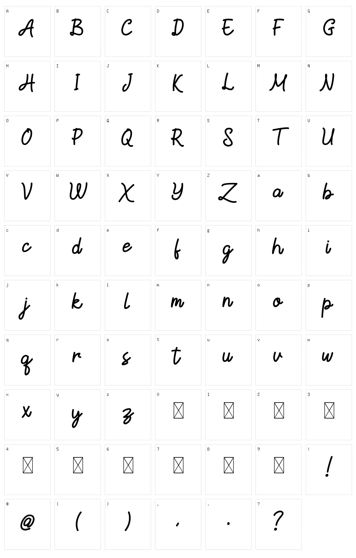 Slait Character Set