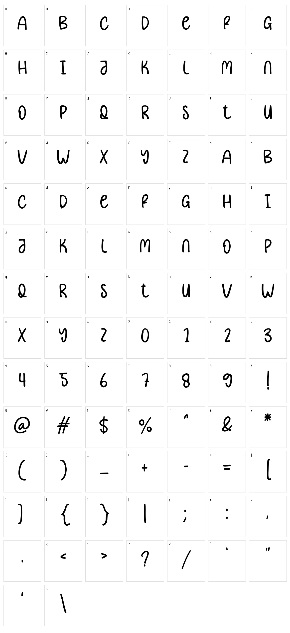 Small Child Character Set