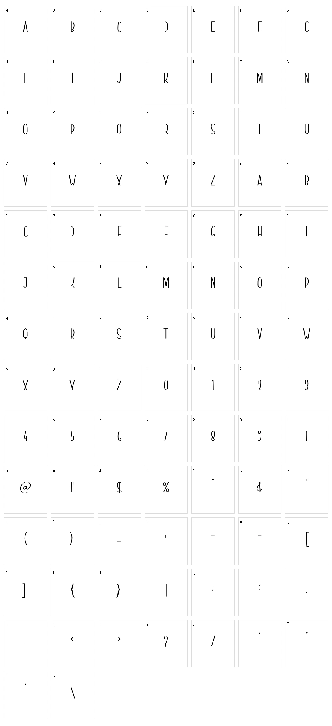 Smart Designer Character Set