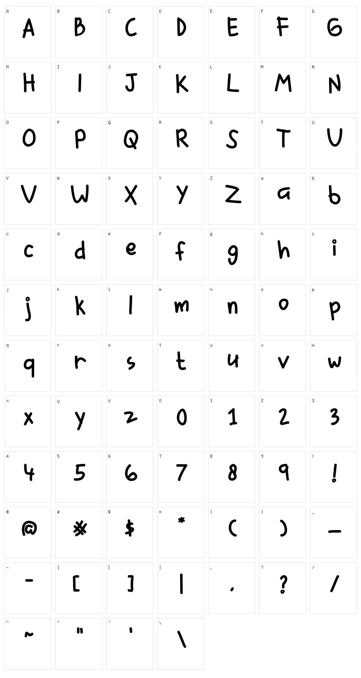 Smiley Cat Character Set