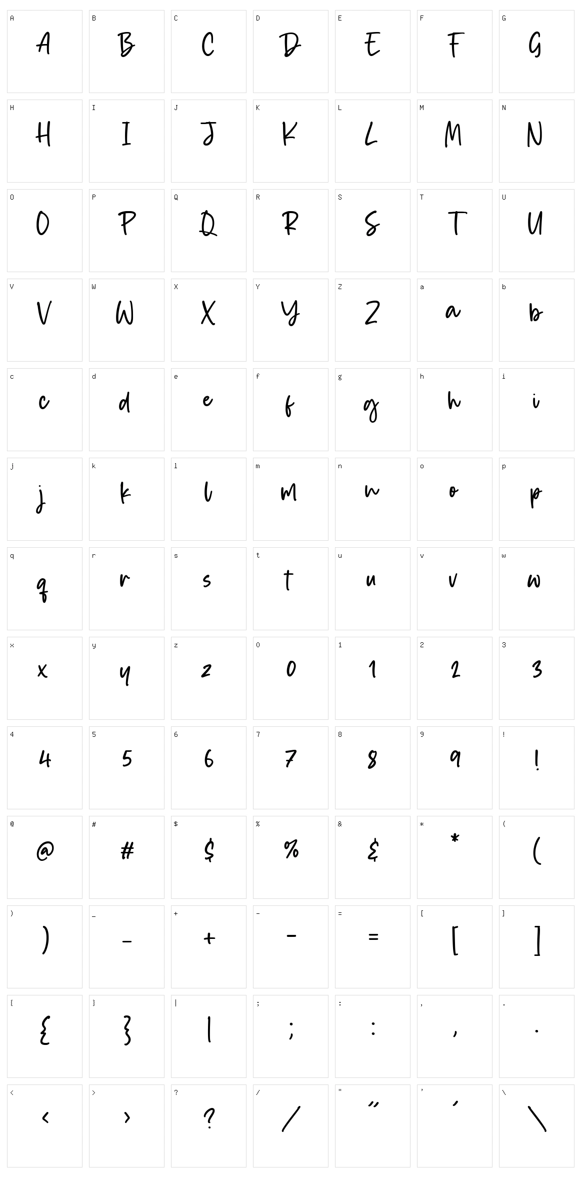 Smiley Kitten Character Set