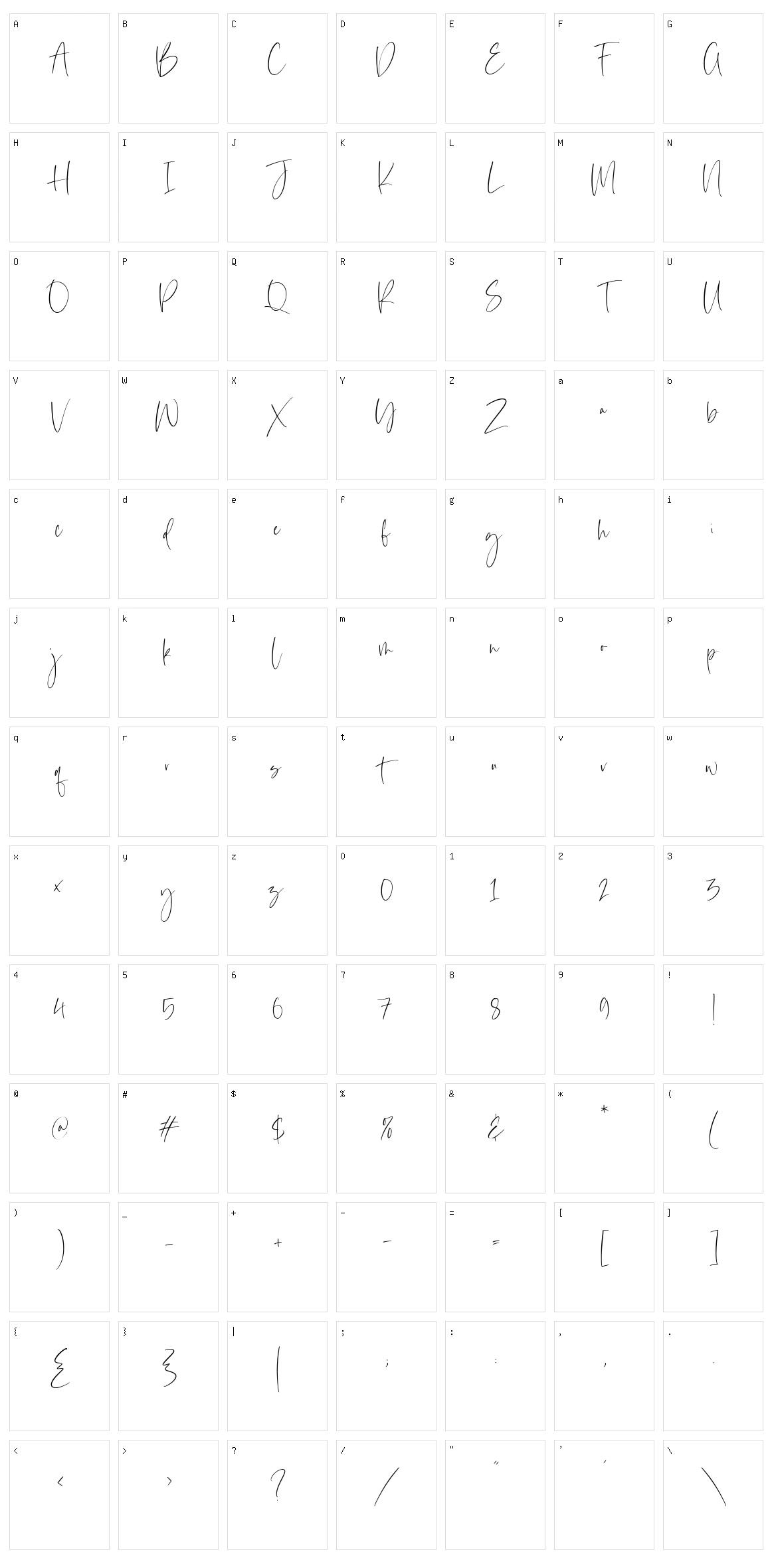 Smooth Batters Character Set