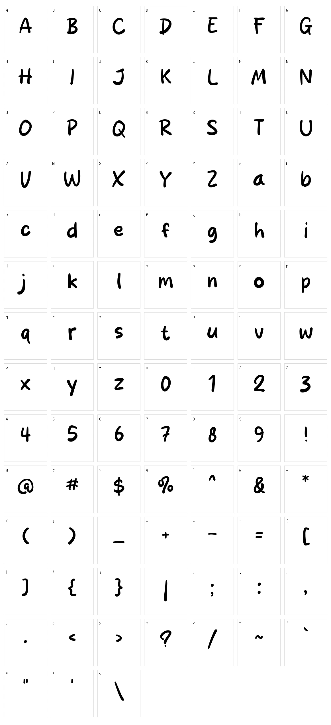 Snack Box Character Set