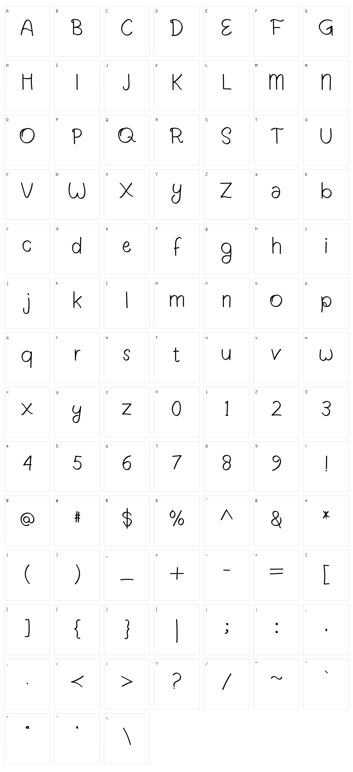 Something Character Set