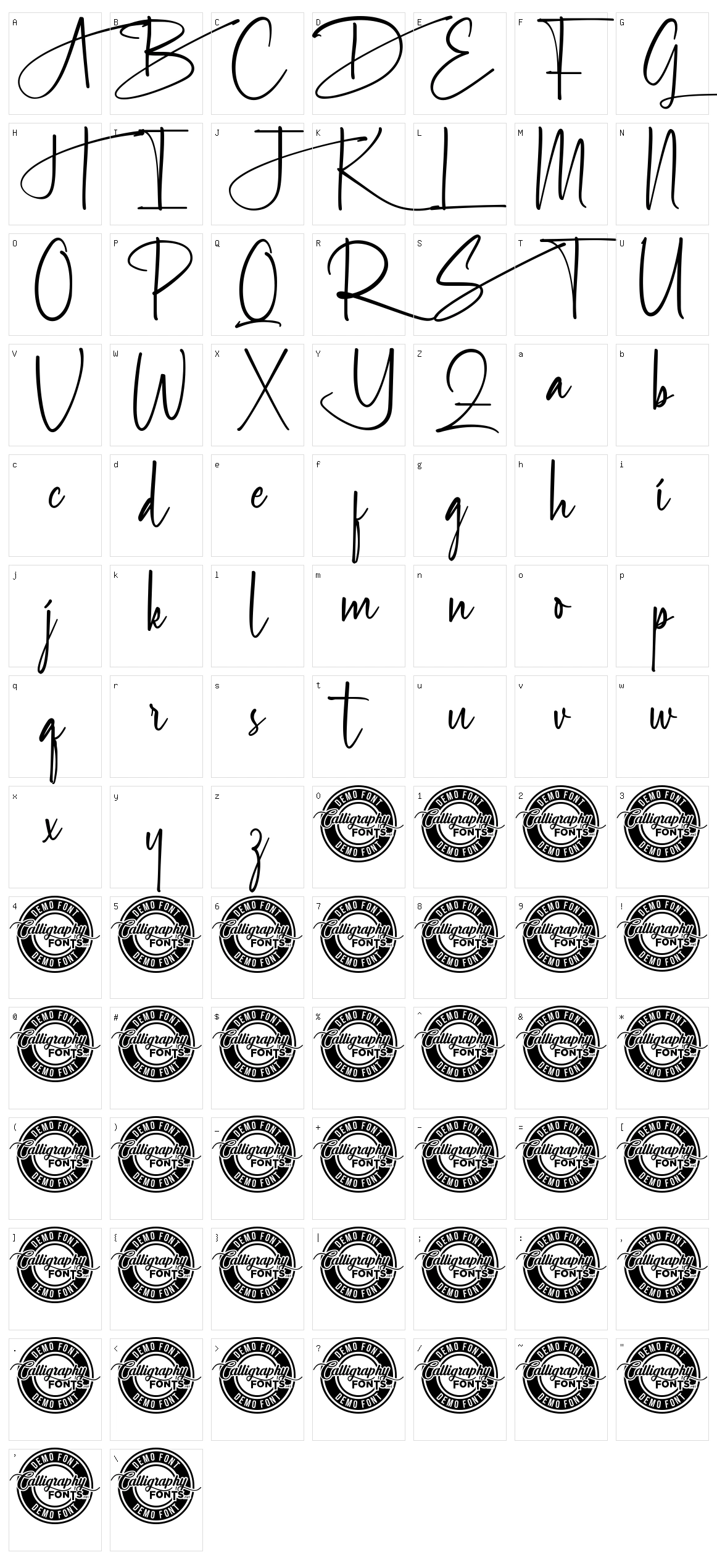South Dakota Character Set