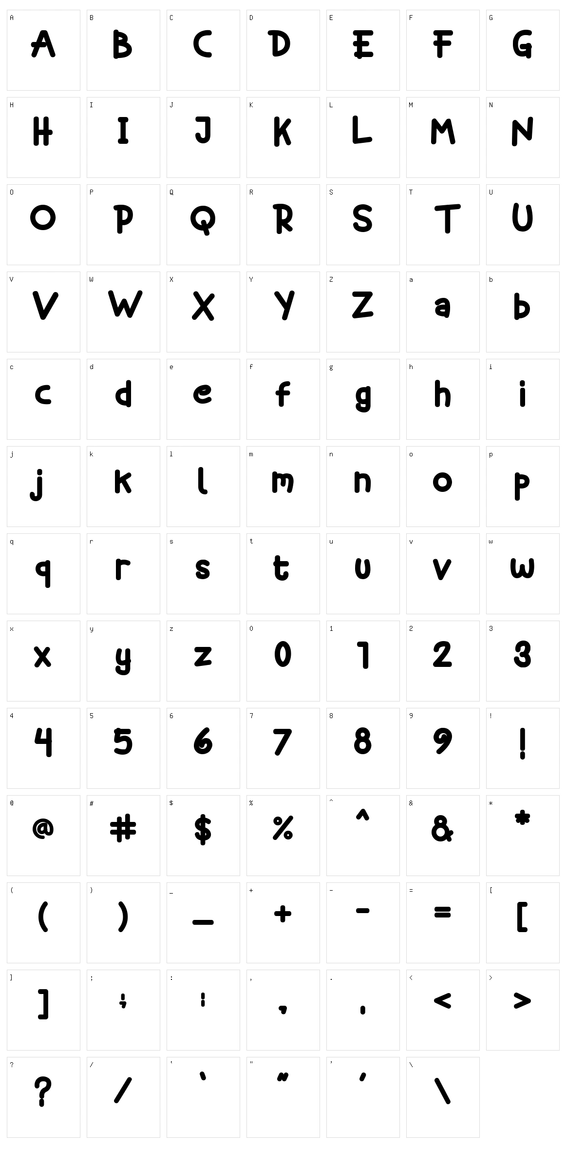 South Djakarta Character Set