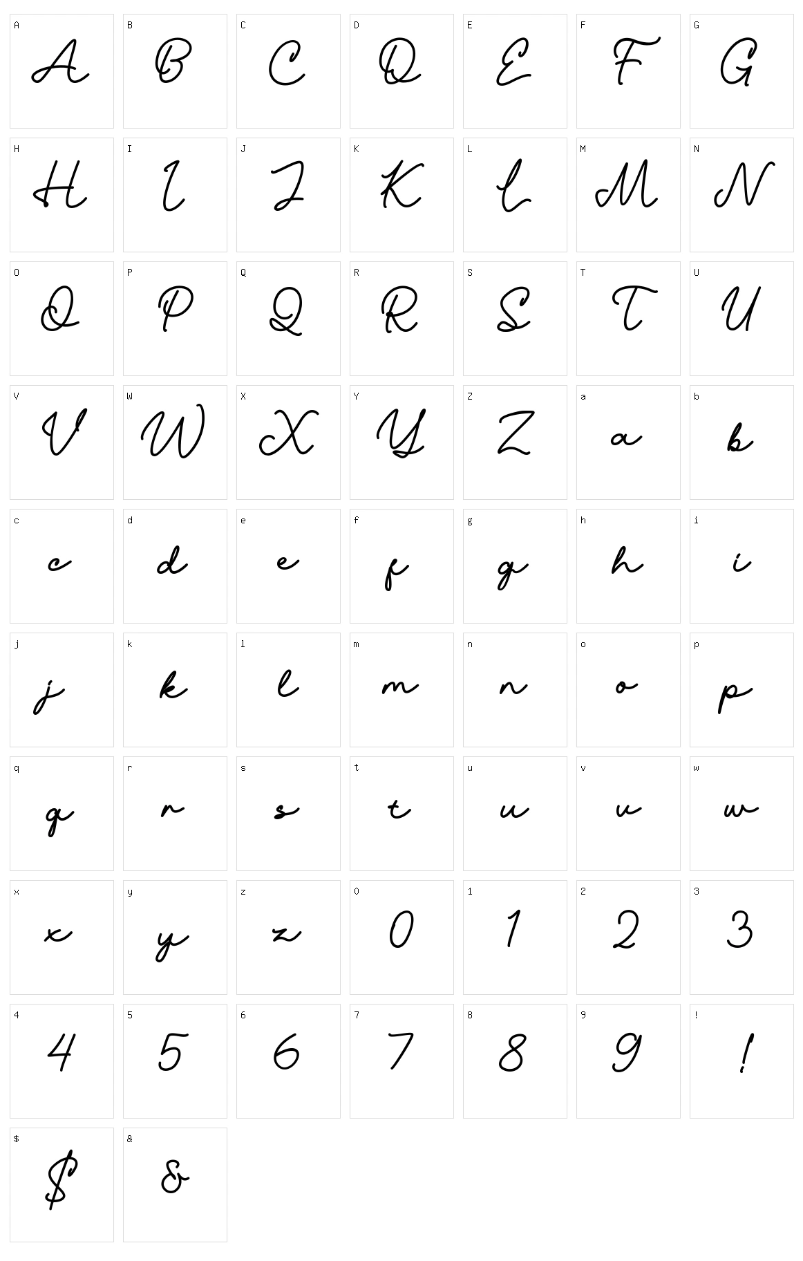 Southern Character Set