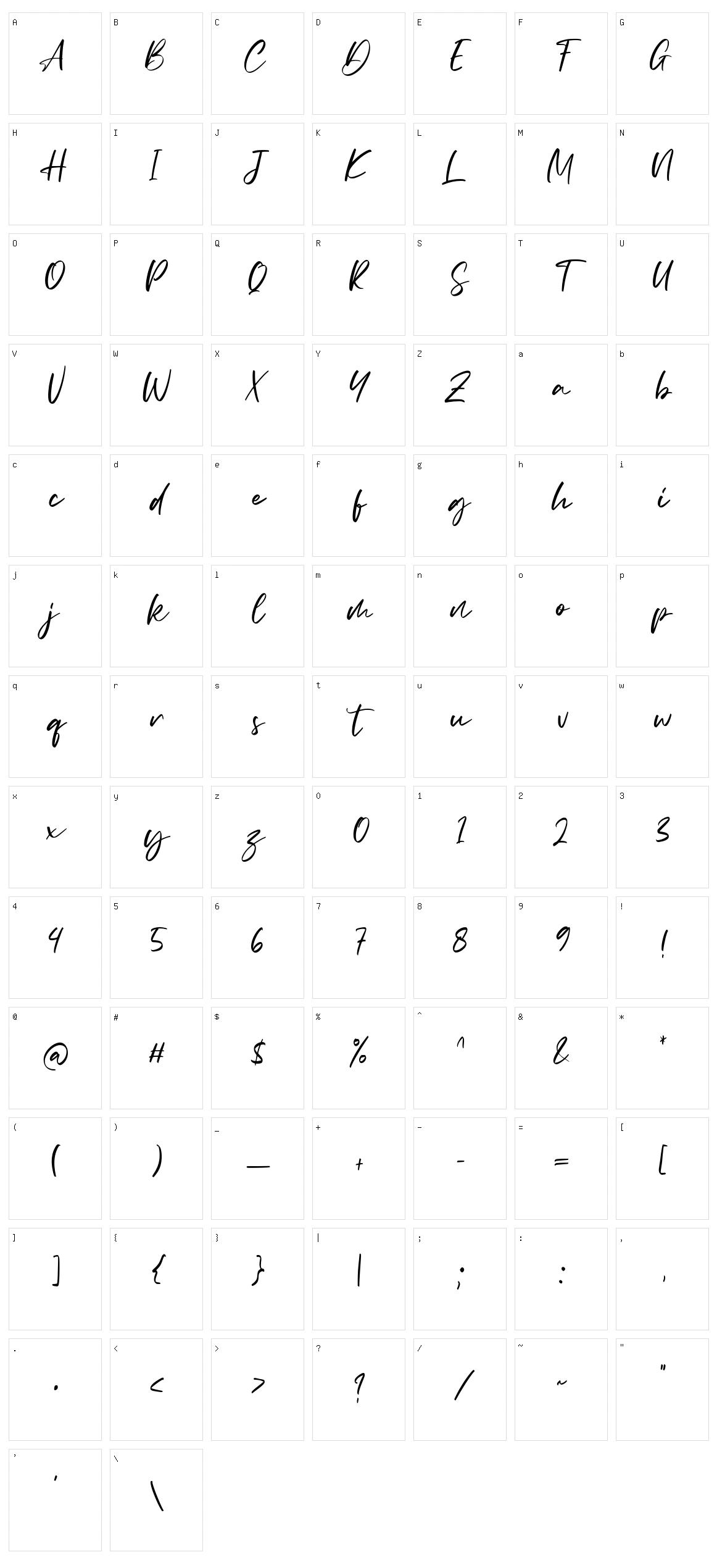 Southern Character Set