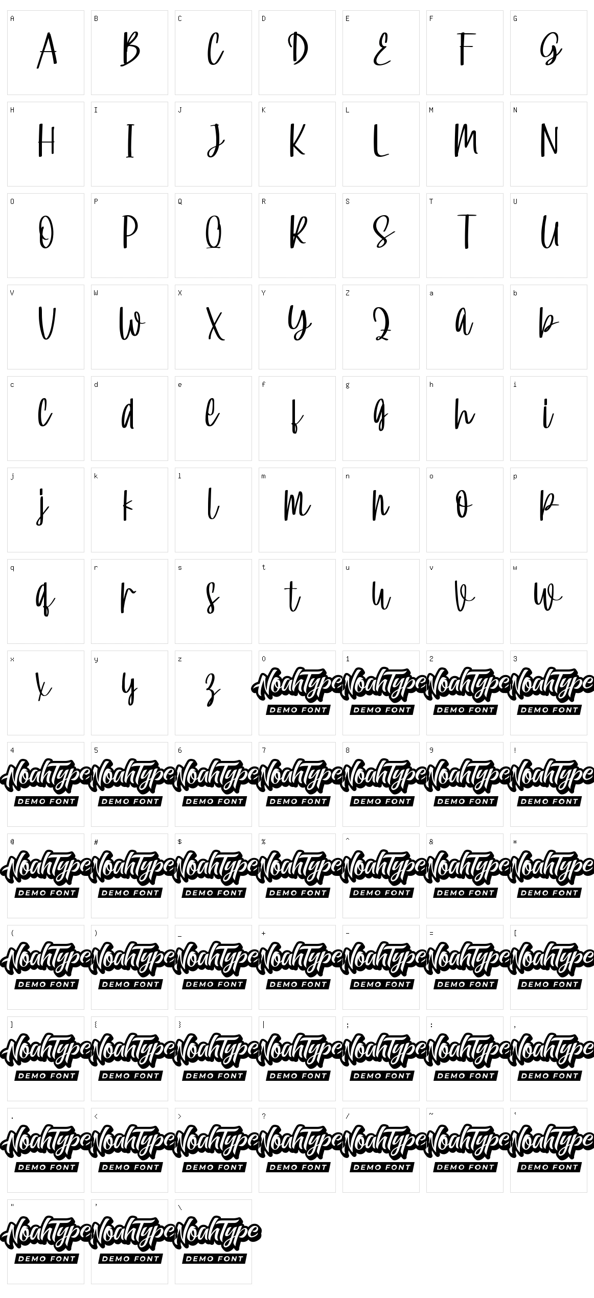 Spring Comedy Script Character Set
