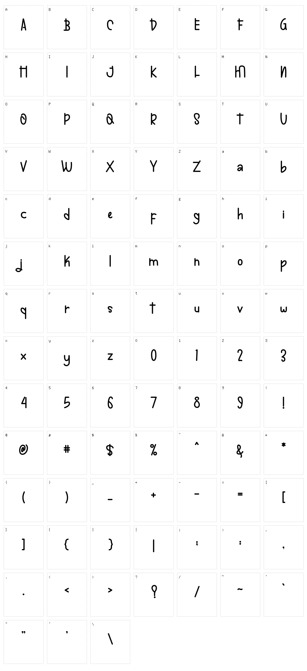 Spring List Character Set