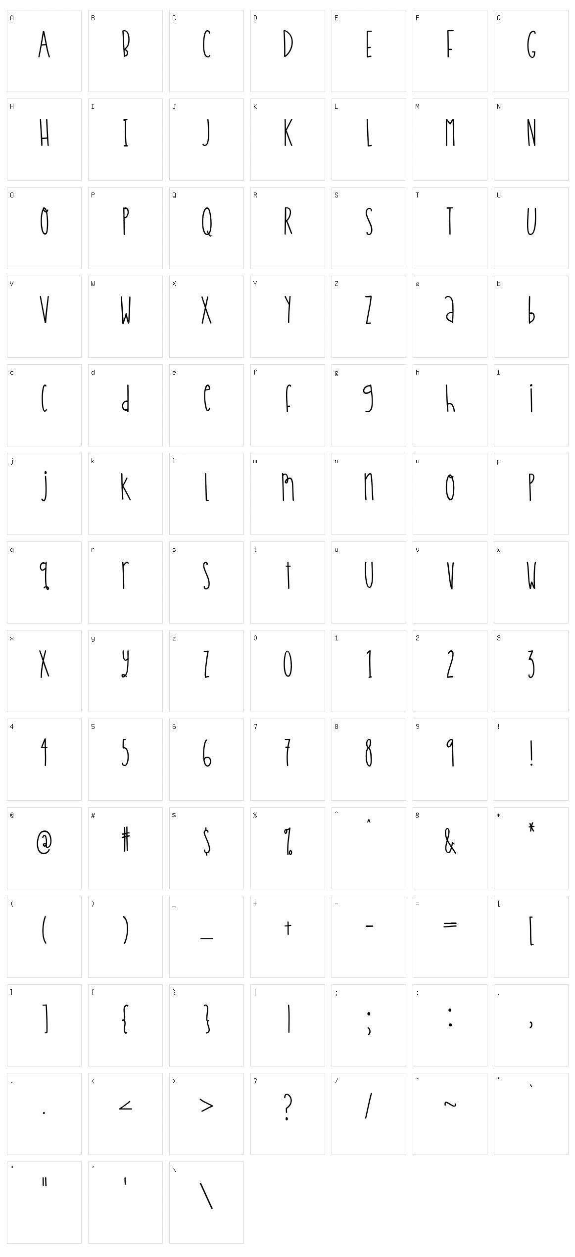SS Shiplap Mornings Character Set