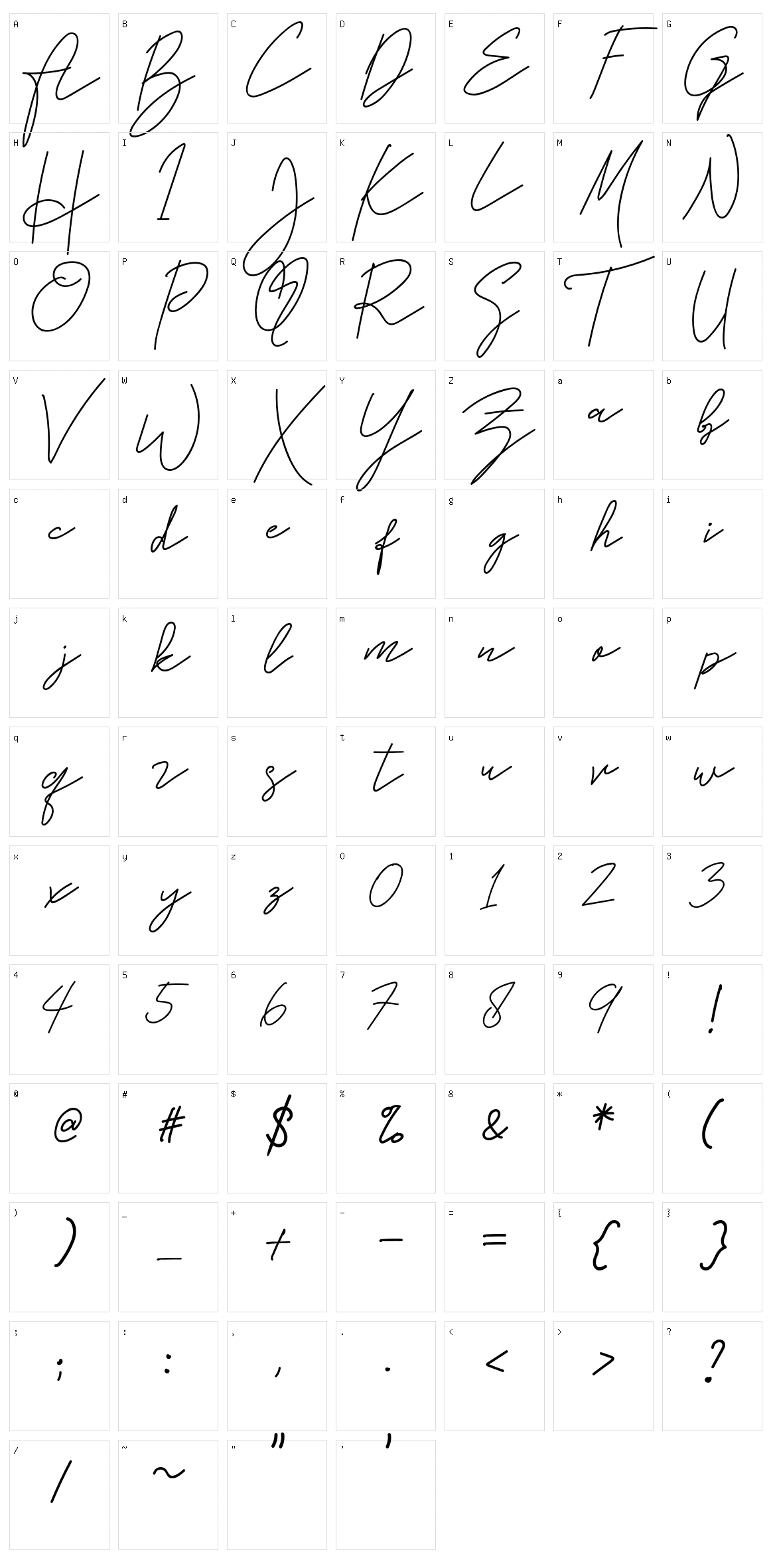 Stephani Character Set
