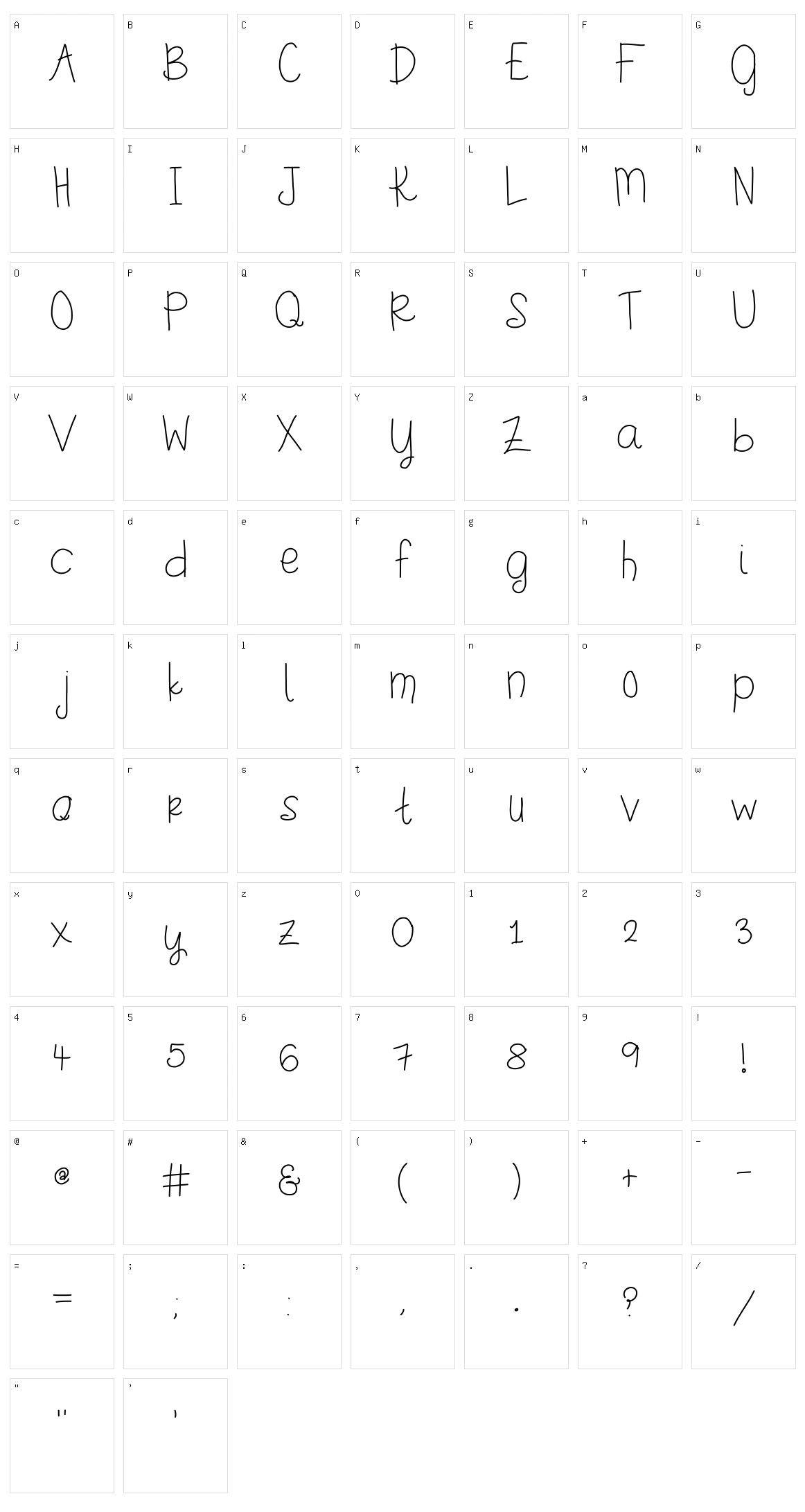 Stinkerpotomus Character Set