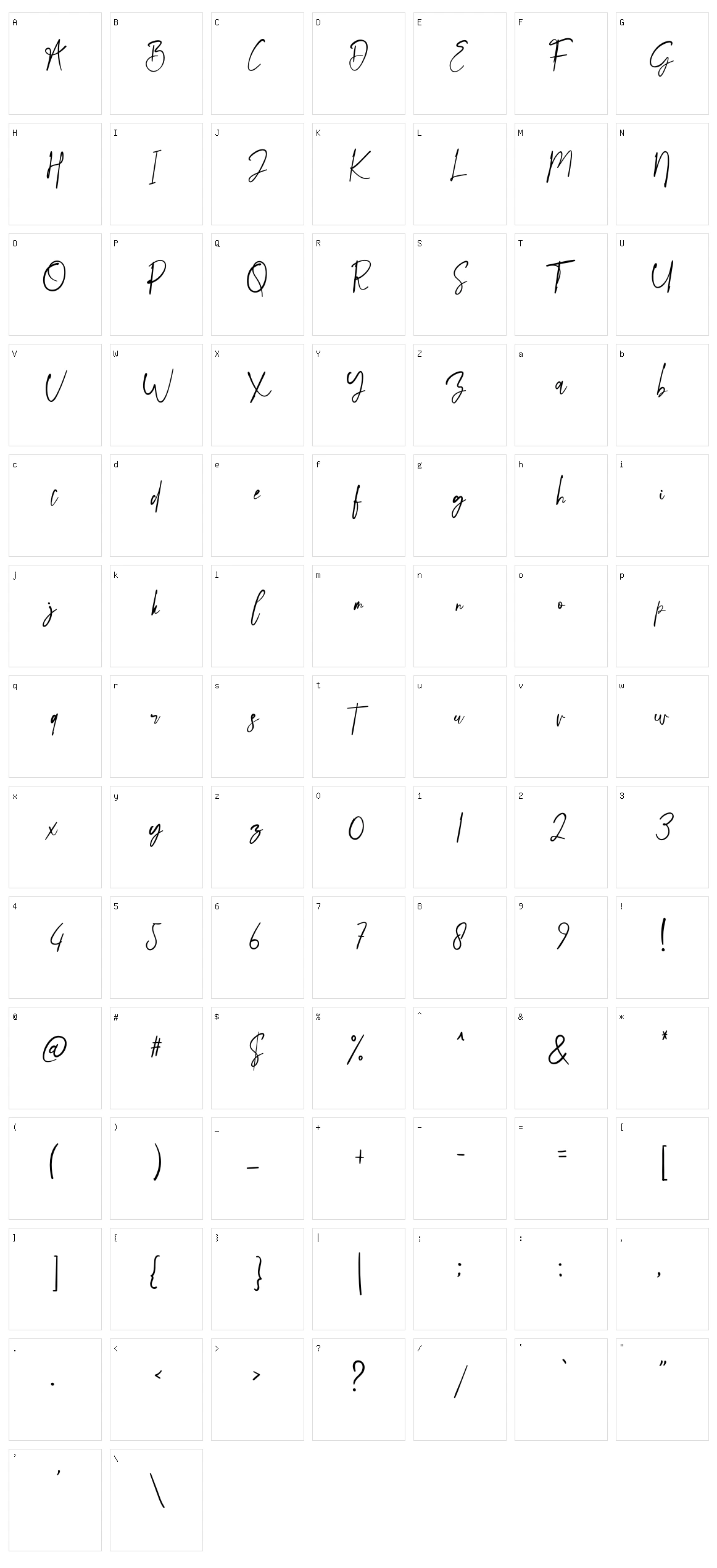 Streak Scratches Character Set