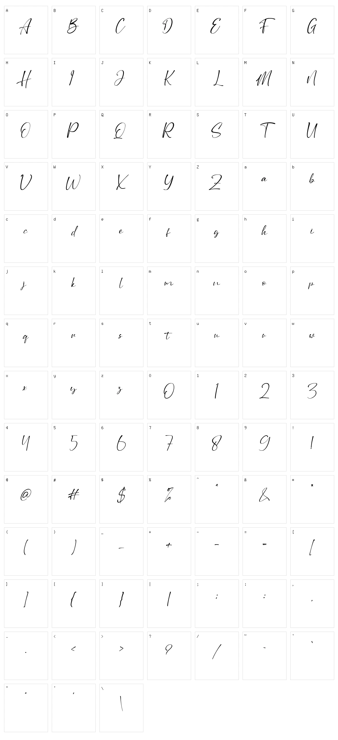 Stringlabs Script Character Set