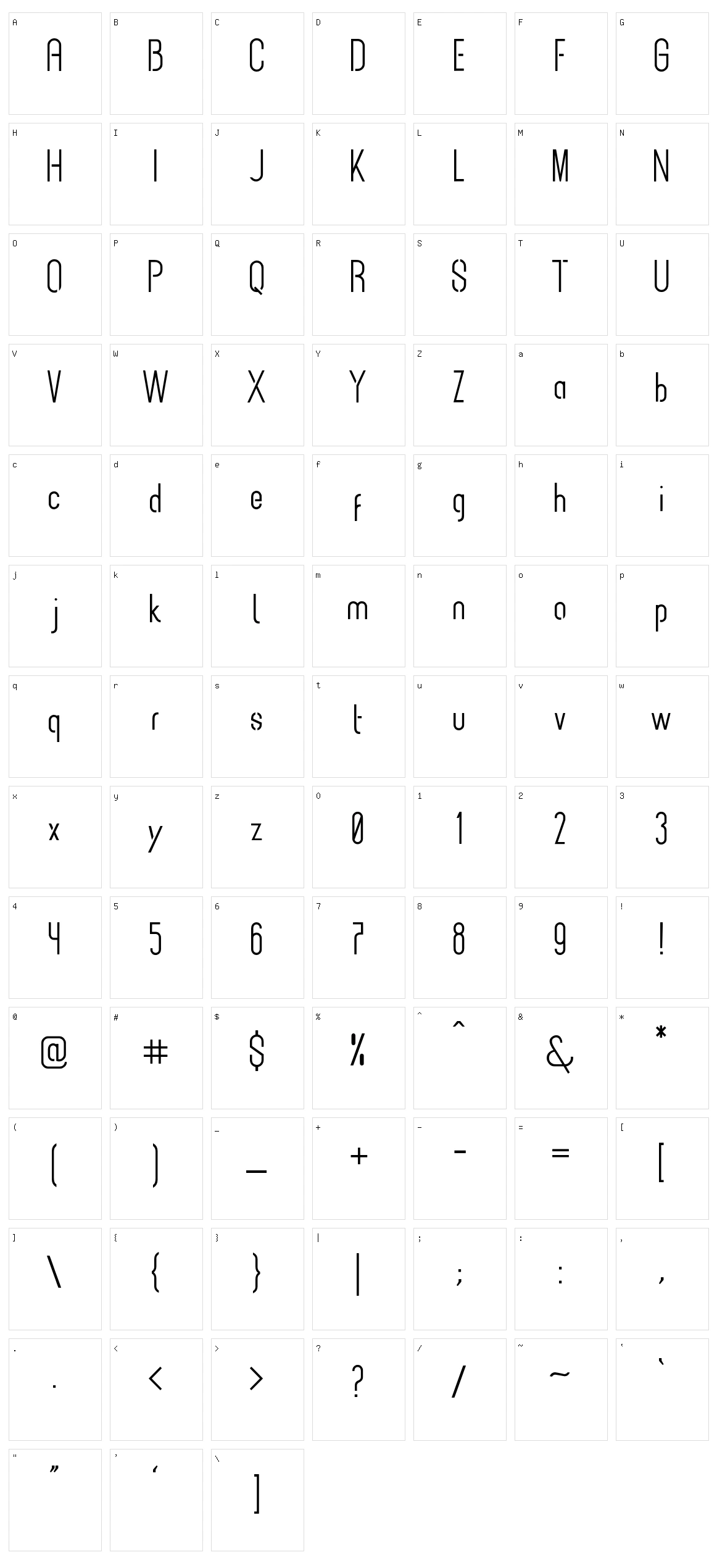 Sttorylink Character Set