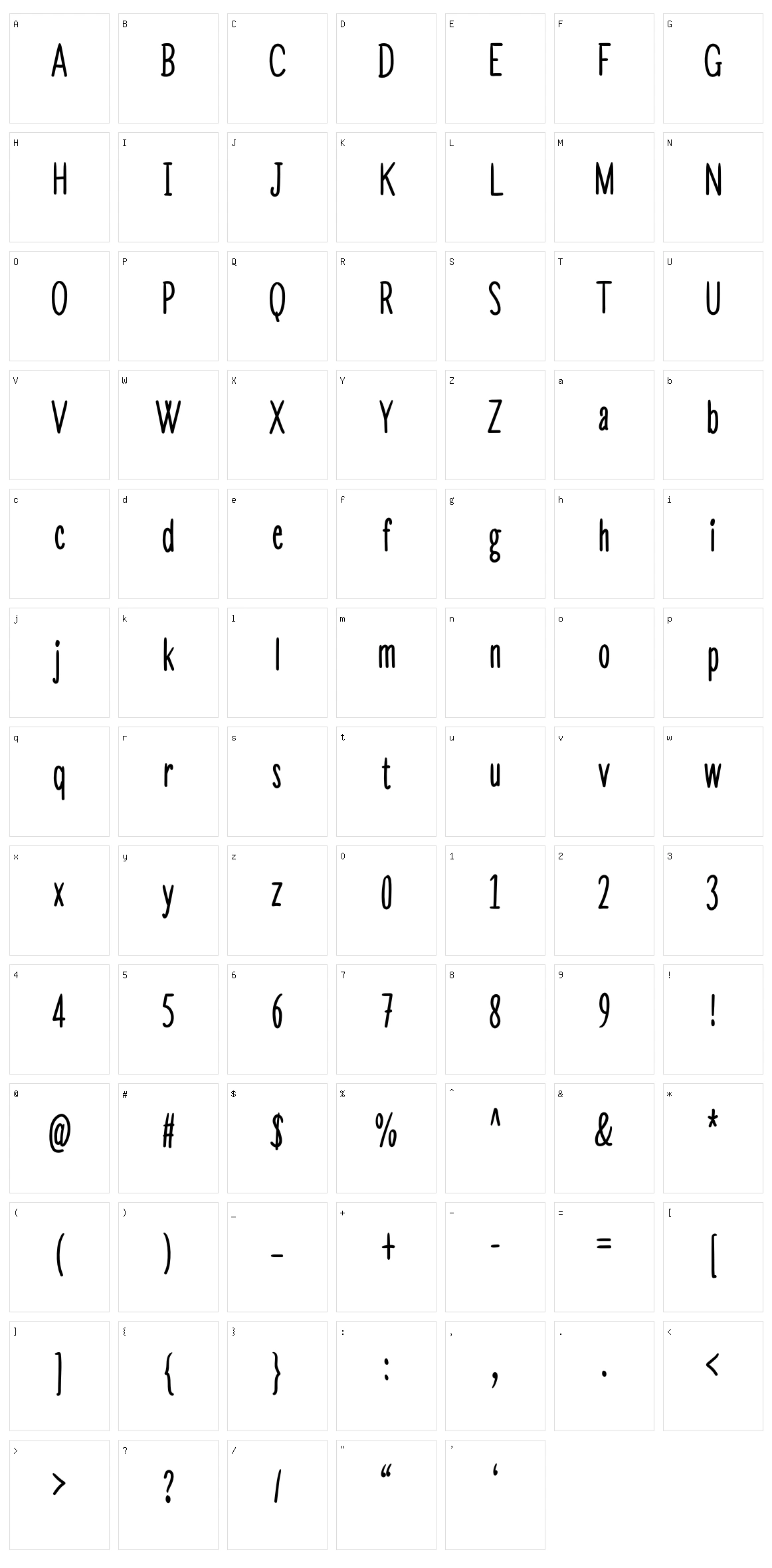 Student Smart Character Set